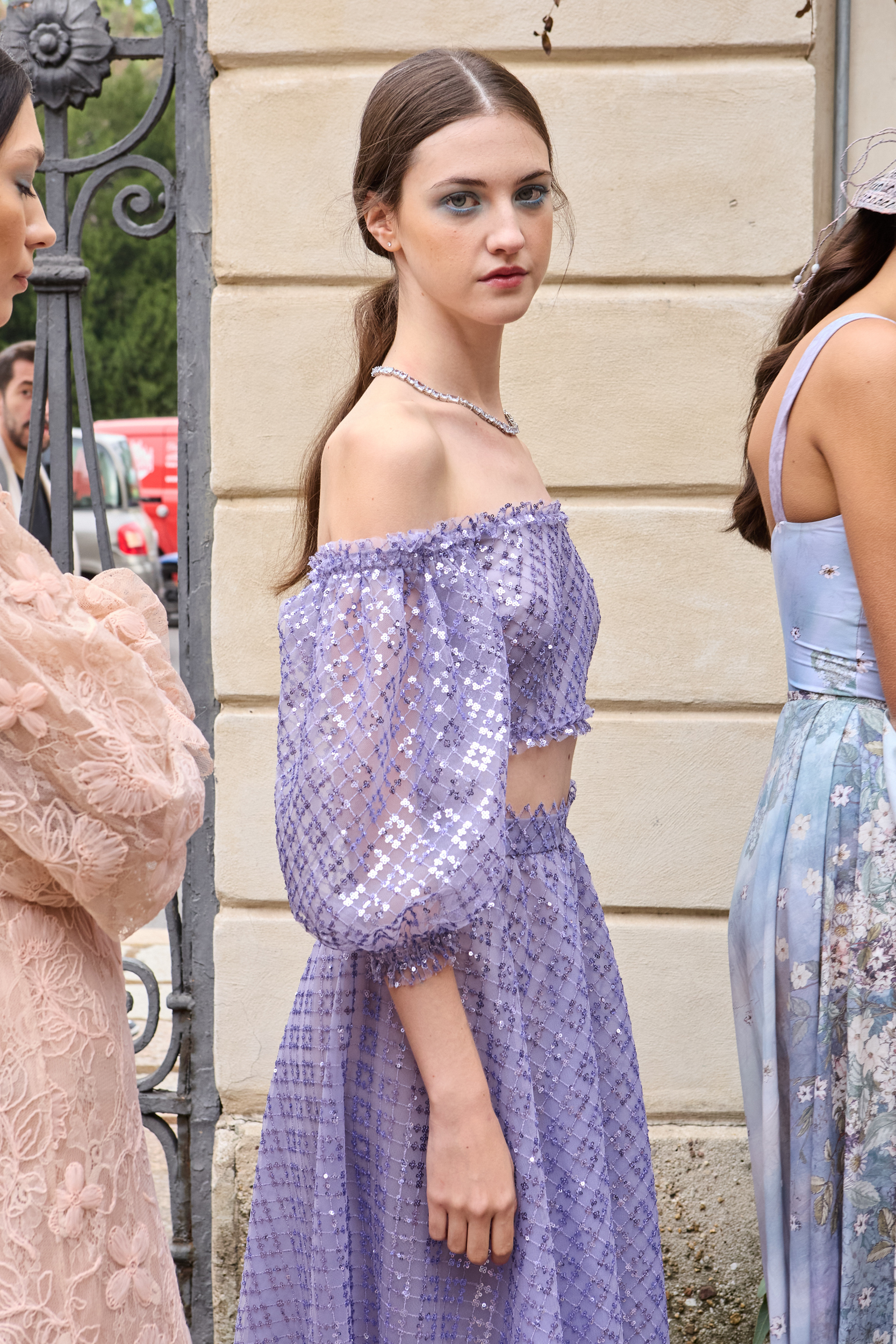 Luisa Beccaria Spring 2025 Fashion Show Backstage