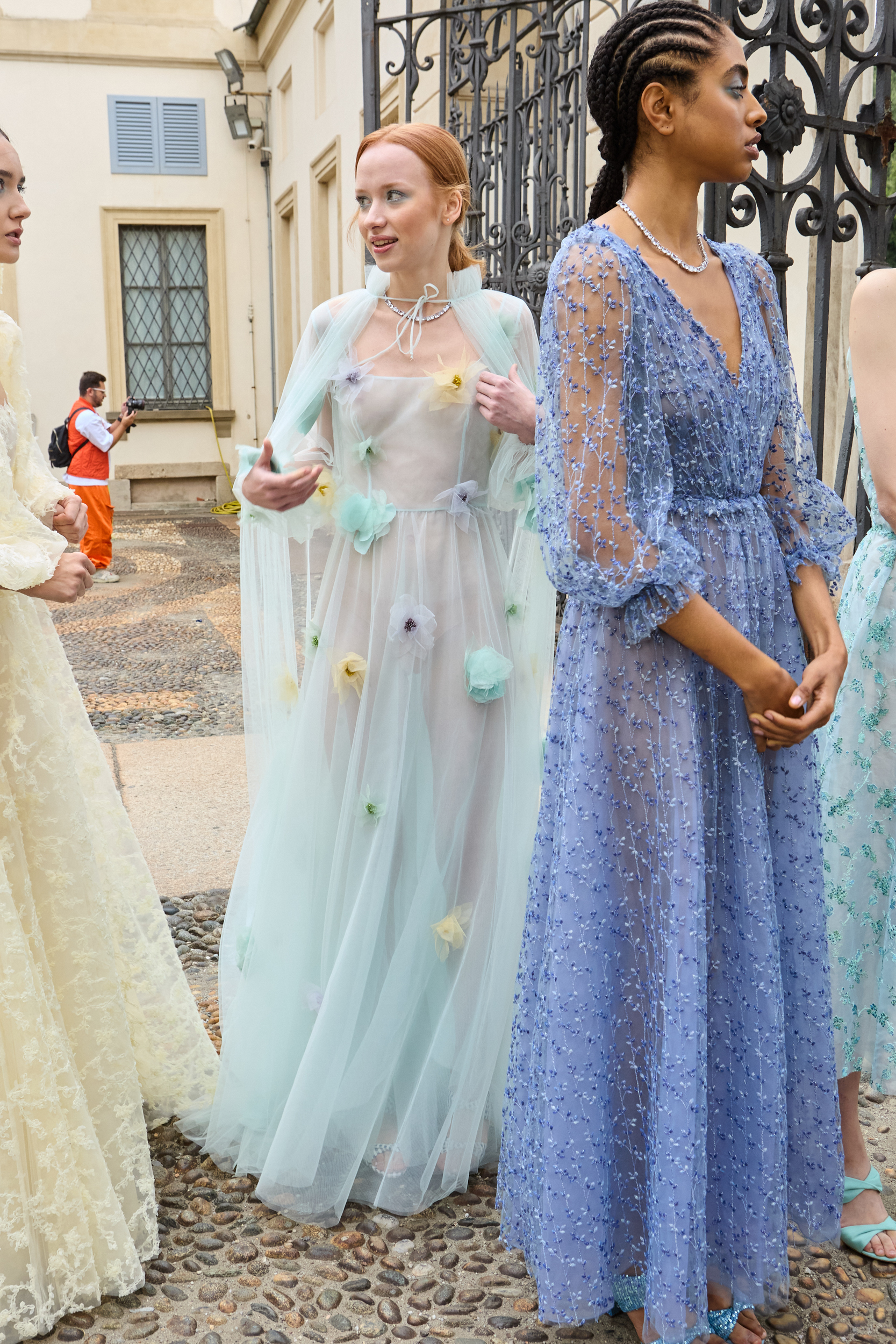 Luisa Beccaria Spring 2025 Fashion Show Backstage