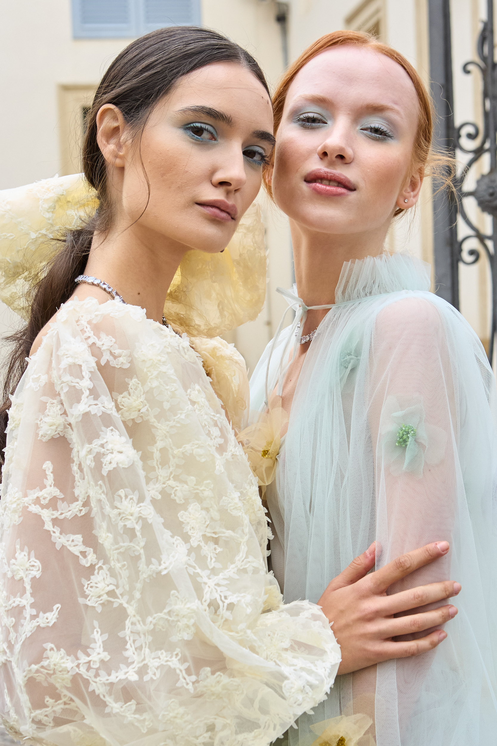 Luisa Beccaria Spring 2025 Fashion Show Backstage