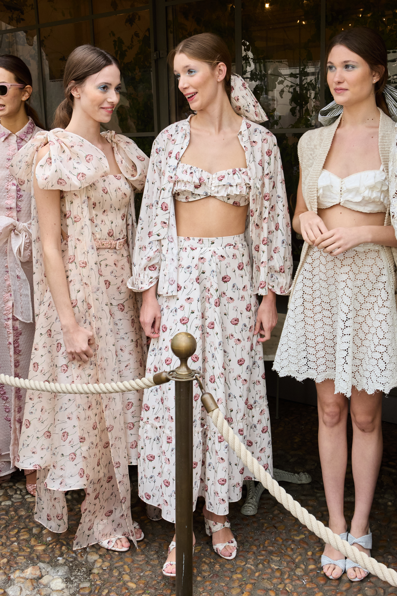 Luisa Beccaria Spring 2025 Fashion Show Backstage