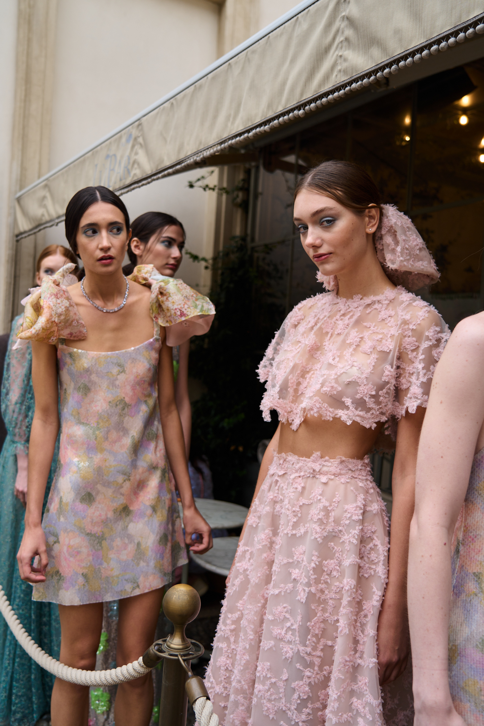 Luisa Beccaria Spring 2025 Fashion Show Backstage