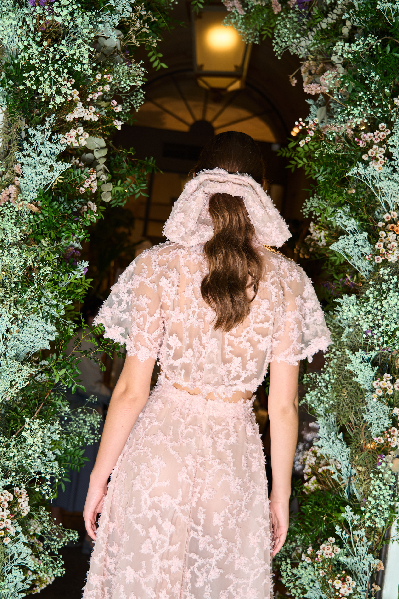 Luisa Beccaria Spring 2025 Fashion Show Backstage