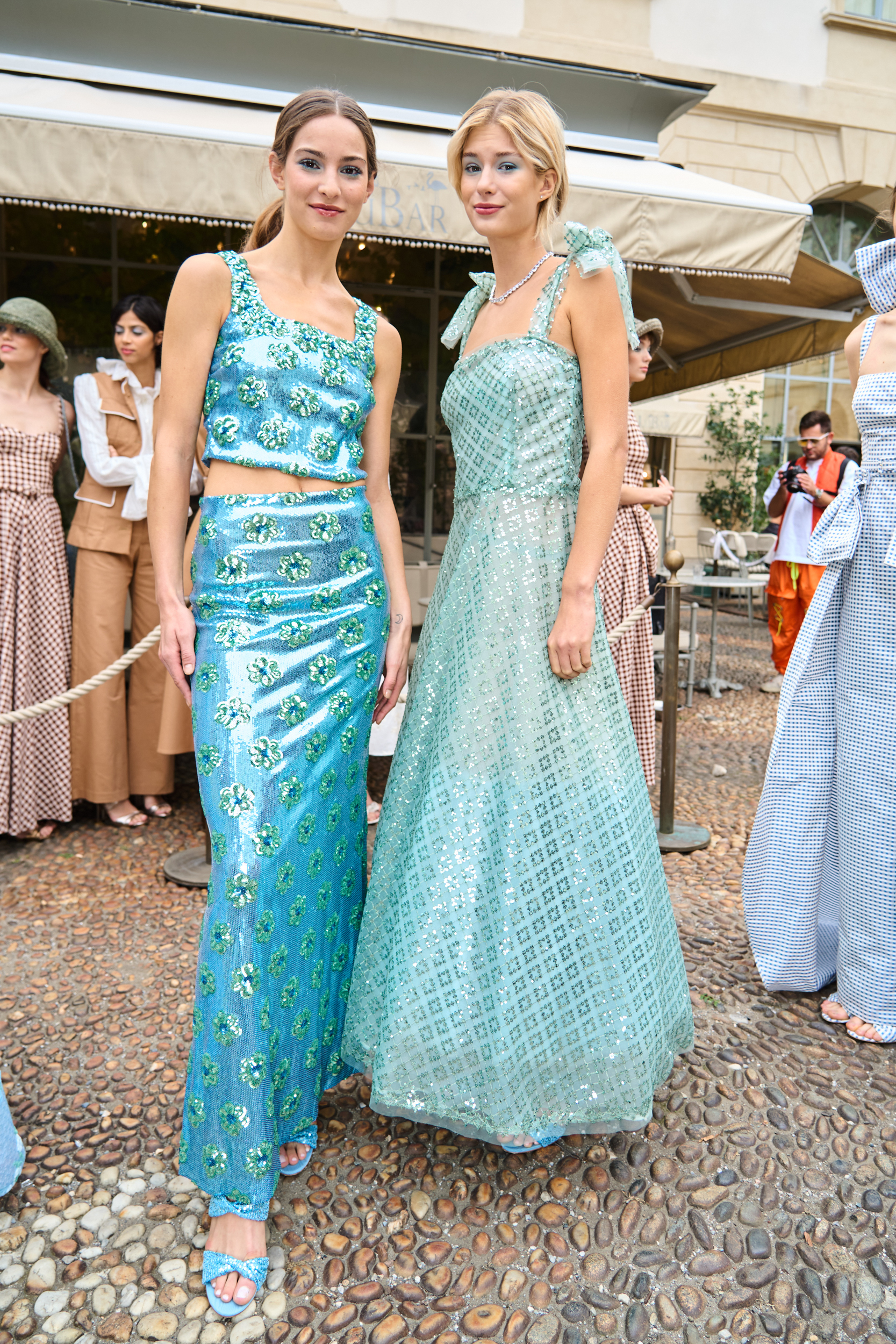 Luisa Beccaria Spring 2025 Fashion Show Backstage