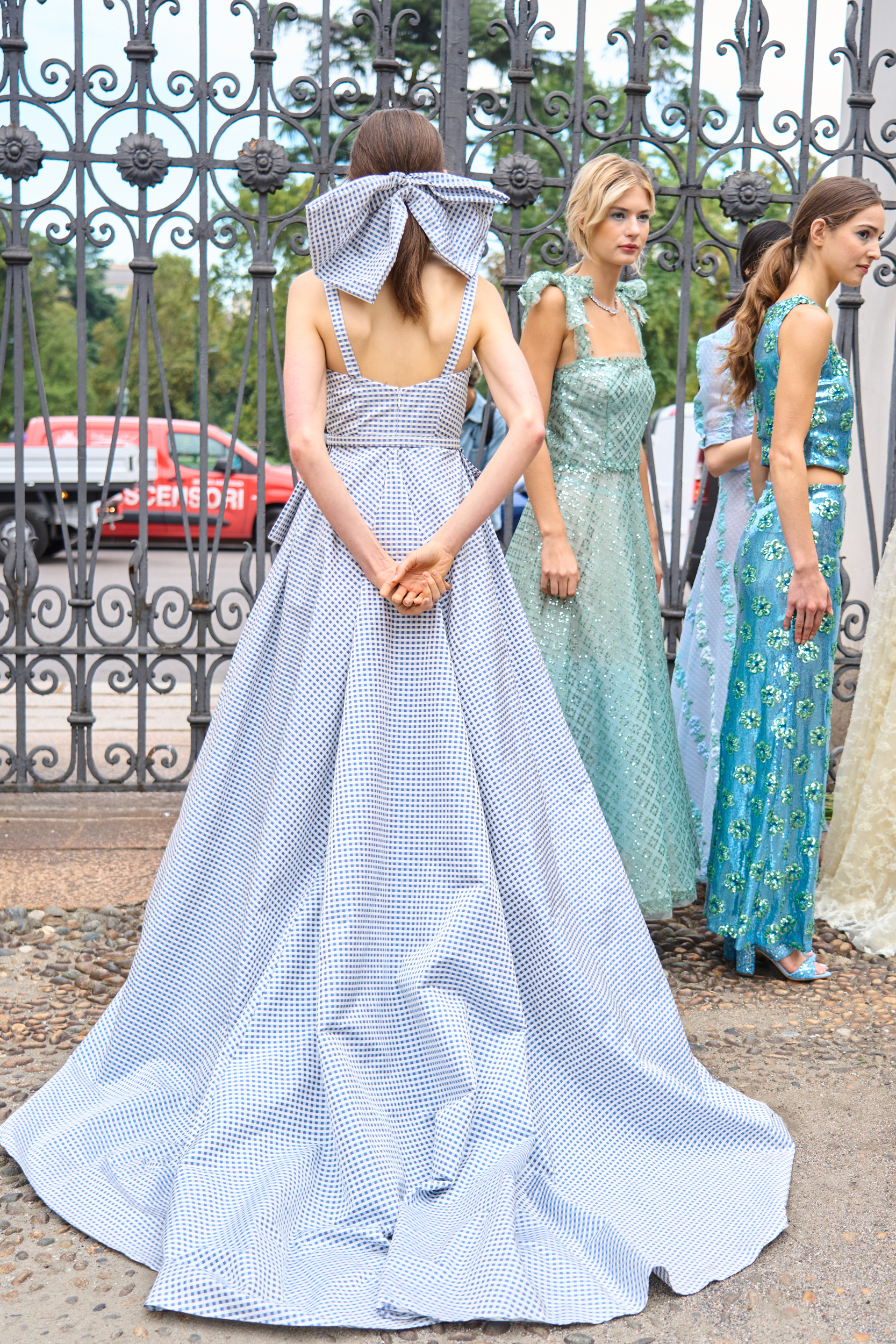 Luisa Beccaria Spring 2025 Fashion Show Backstage