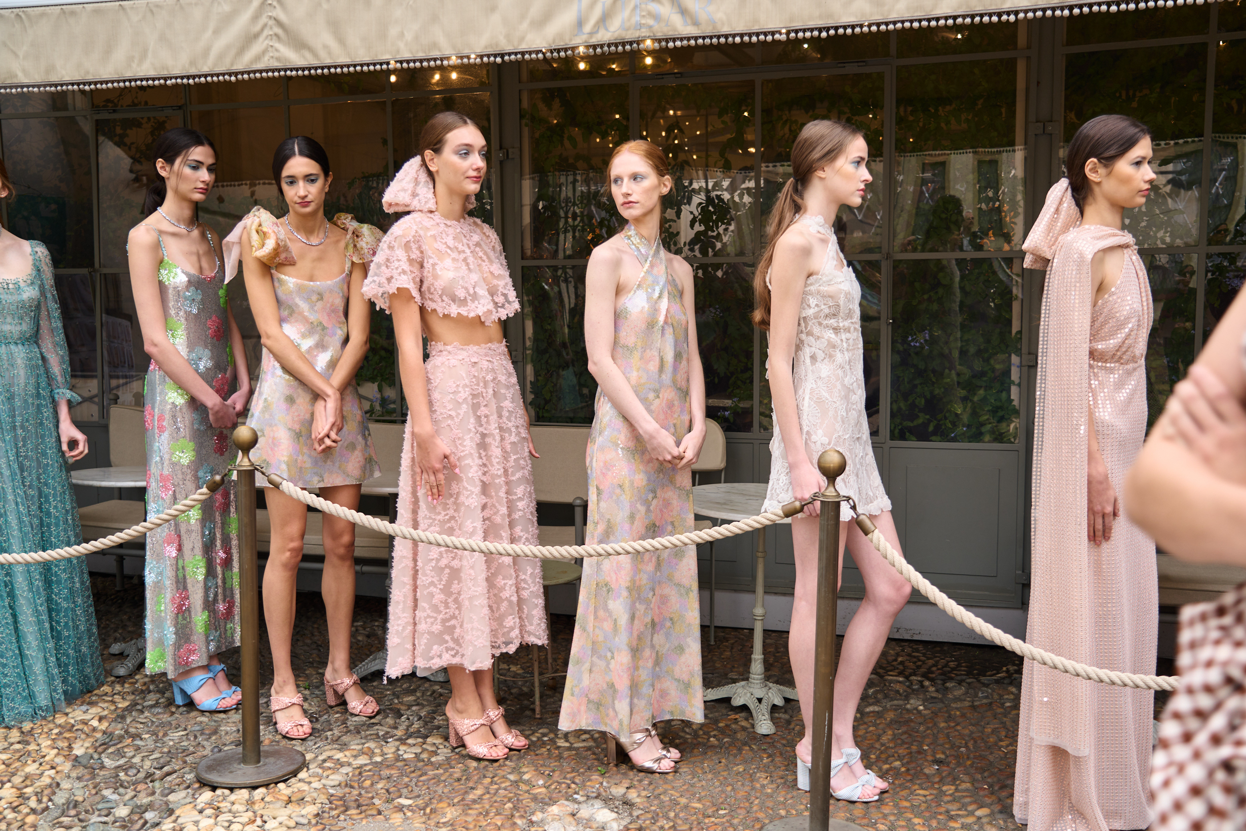 Luisa Beccaria Spring 2025 Fashion Show Backstage