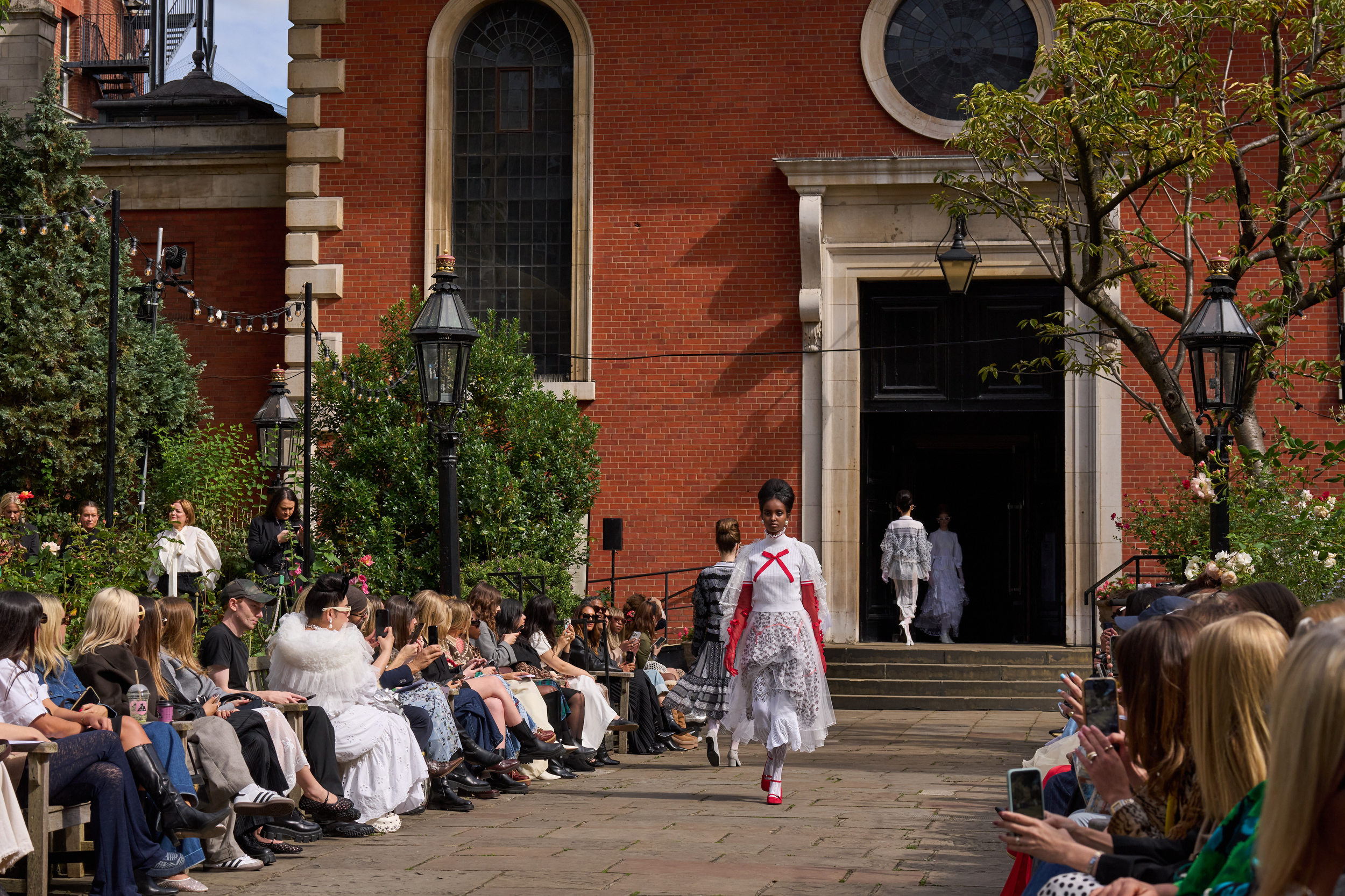 Bora Aksu Spring 2025 Fashion Show Atmosphere