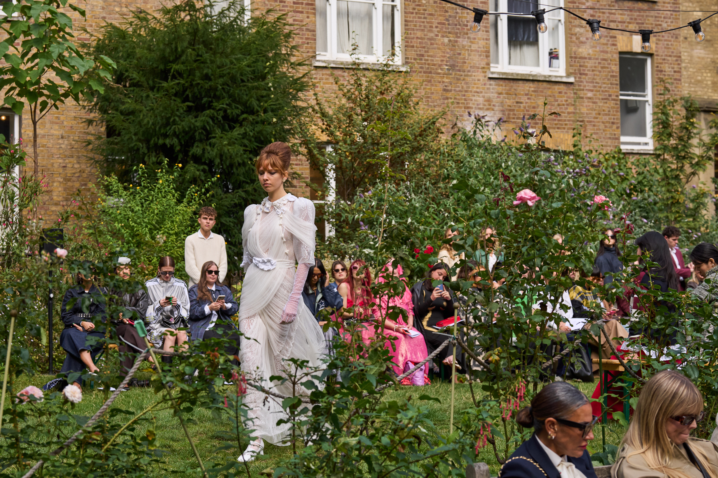 Bora Aksu Spring 2025 Fashion Show Atmosphere