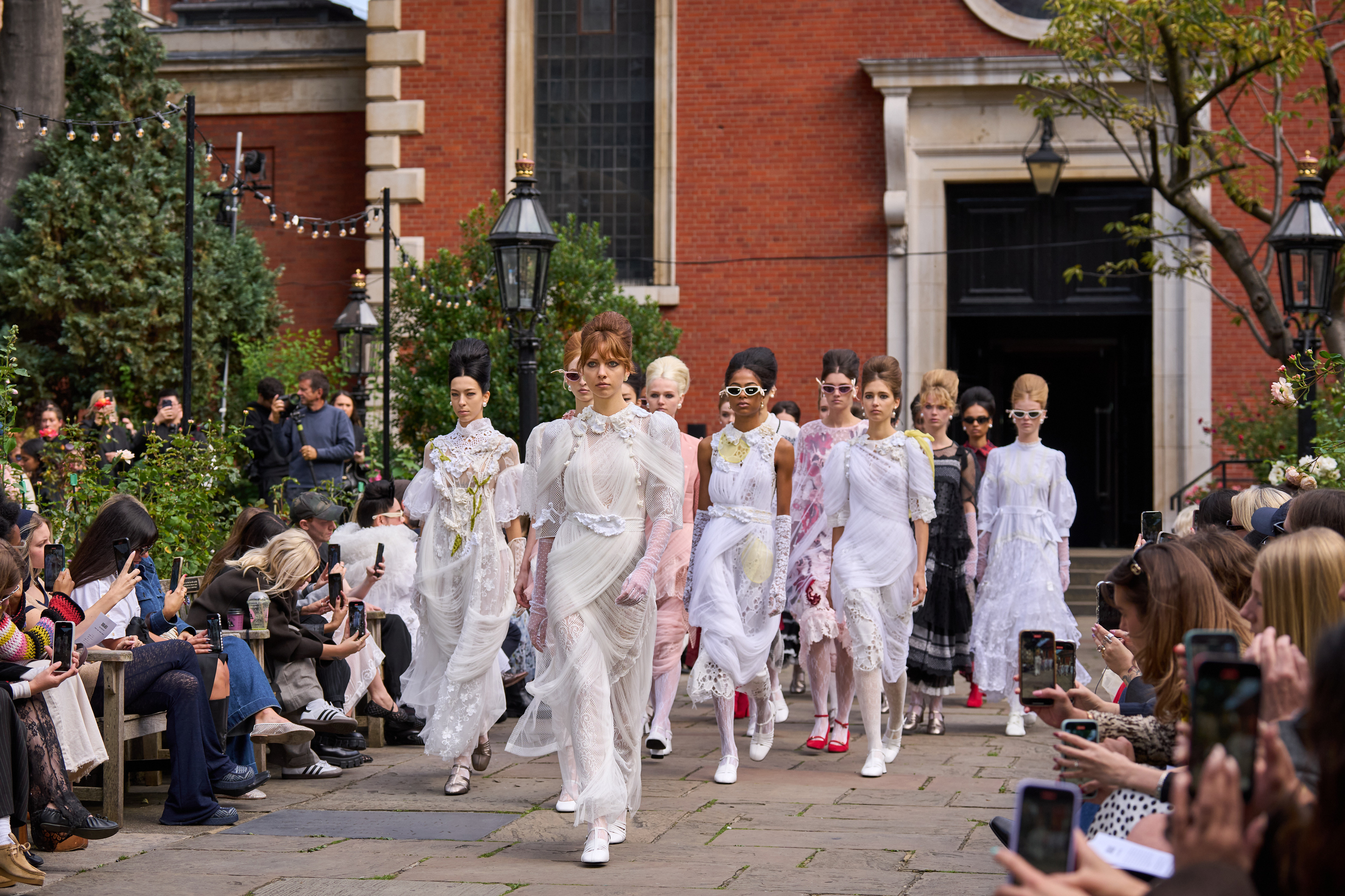 Bora Aksu Spring 2025 Fashion Show Atmosphere