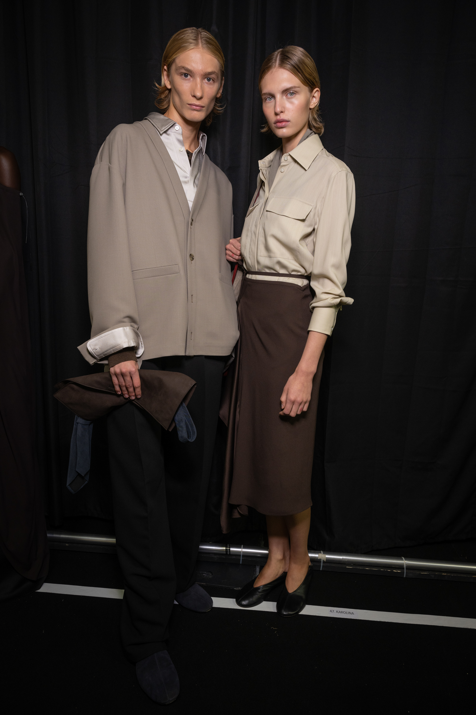 Boss Spring 2025 Fashion Show Backstage