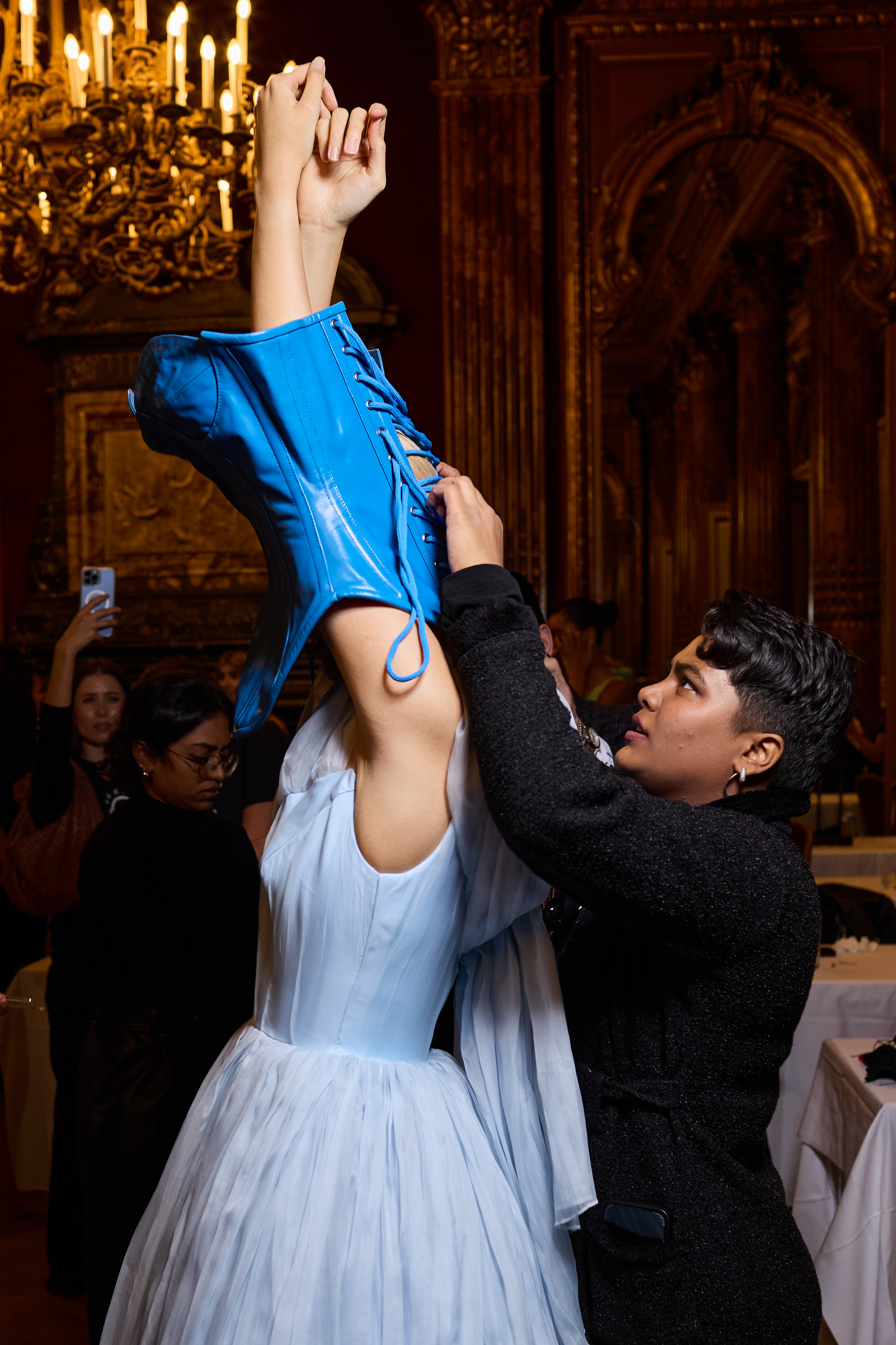 Malan Breton Fantome Spring 2025 Fashion Show Backstage