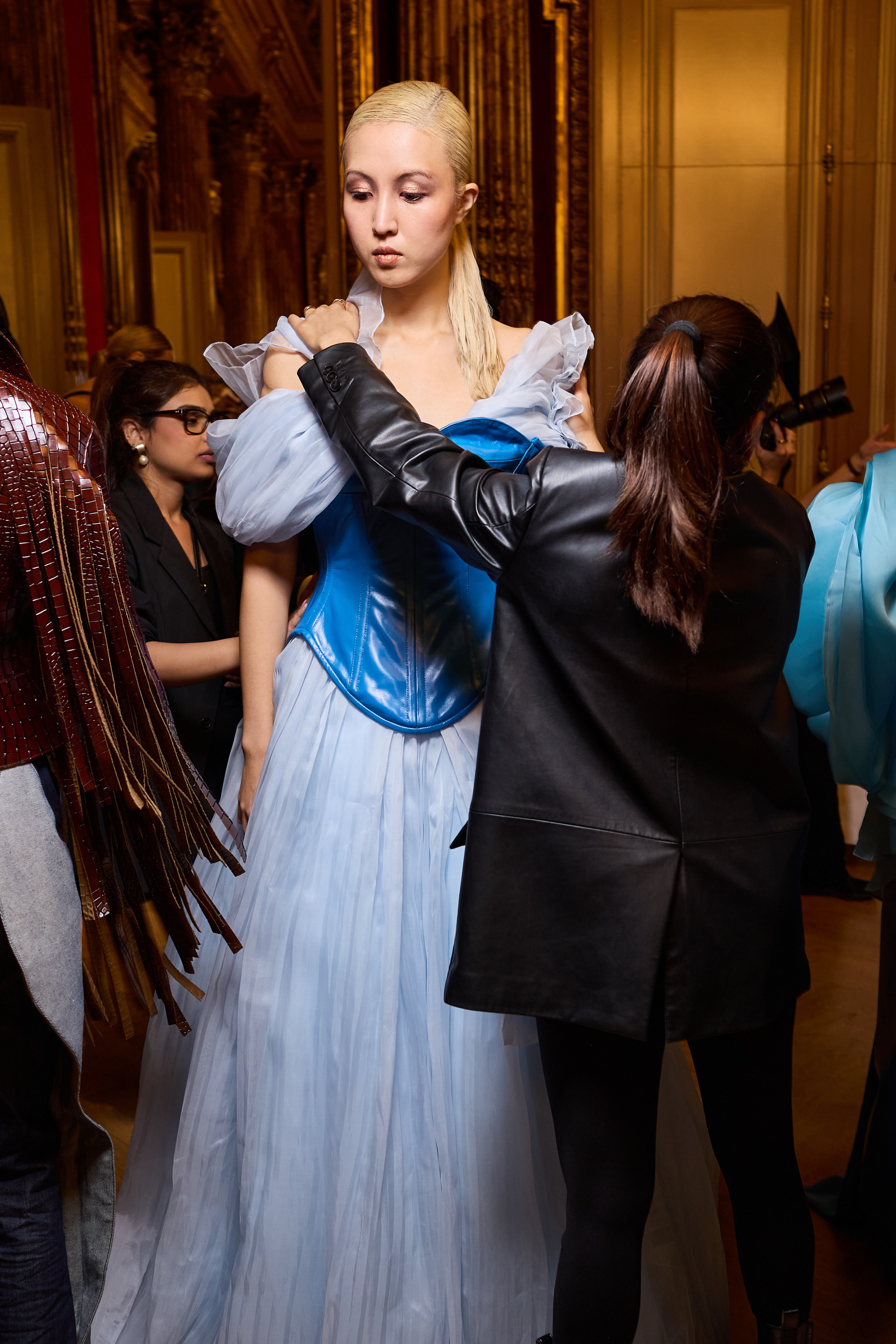 Malan Breton Fantome Spring 2025 Fashion Show Backstage