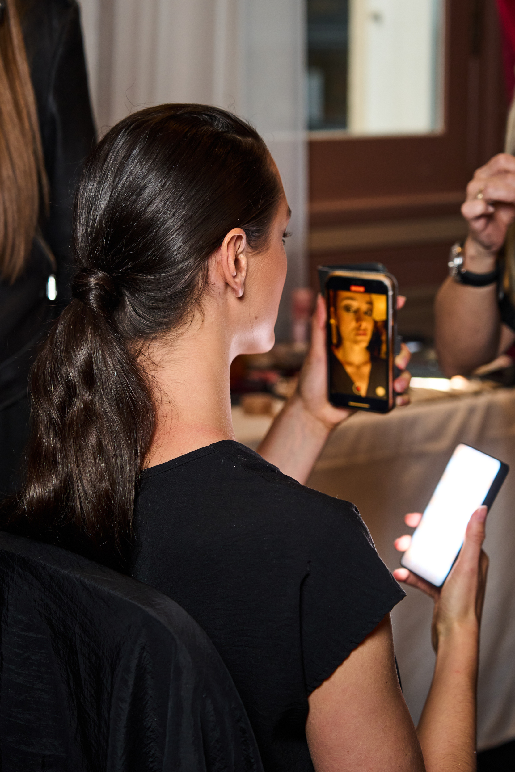 Malan Breton Fantome Spring 2025 Fashion Show Backstage