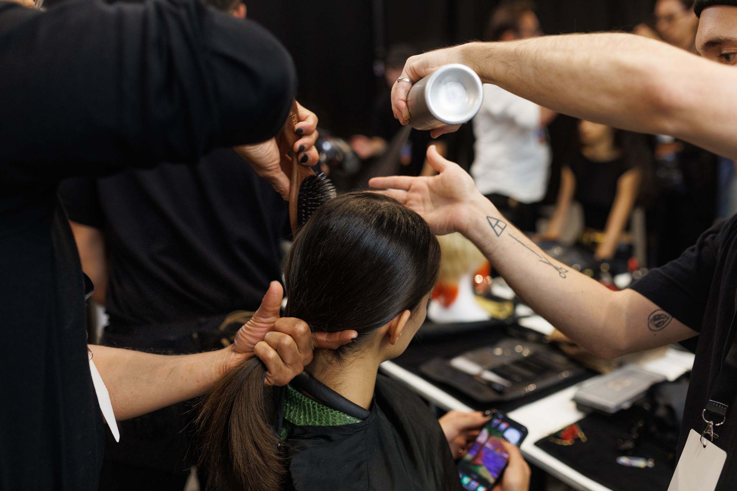 Casablanca Spring 2025 Fashion Show Backstage