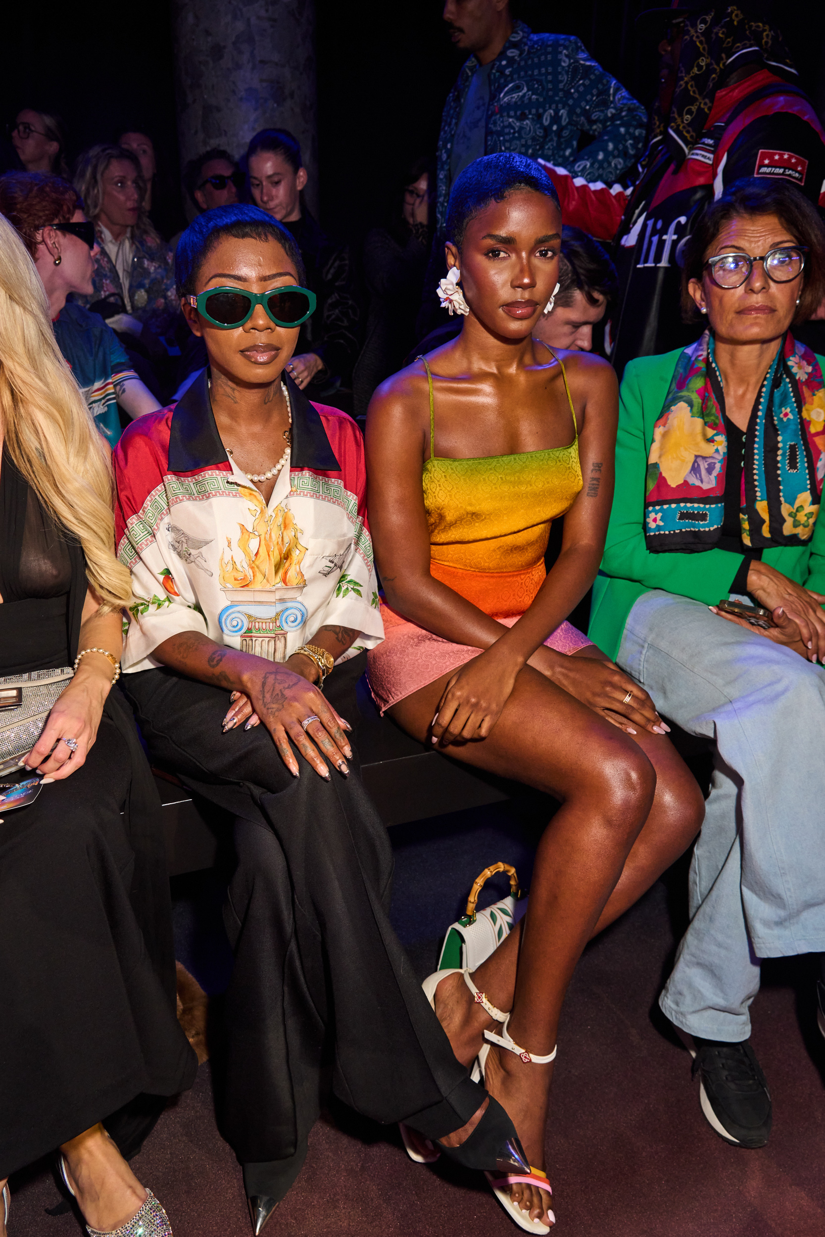 Casablanca Spring 2025 Fashion Show Front Row