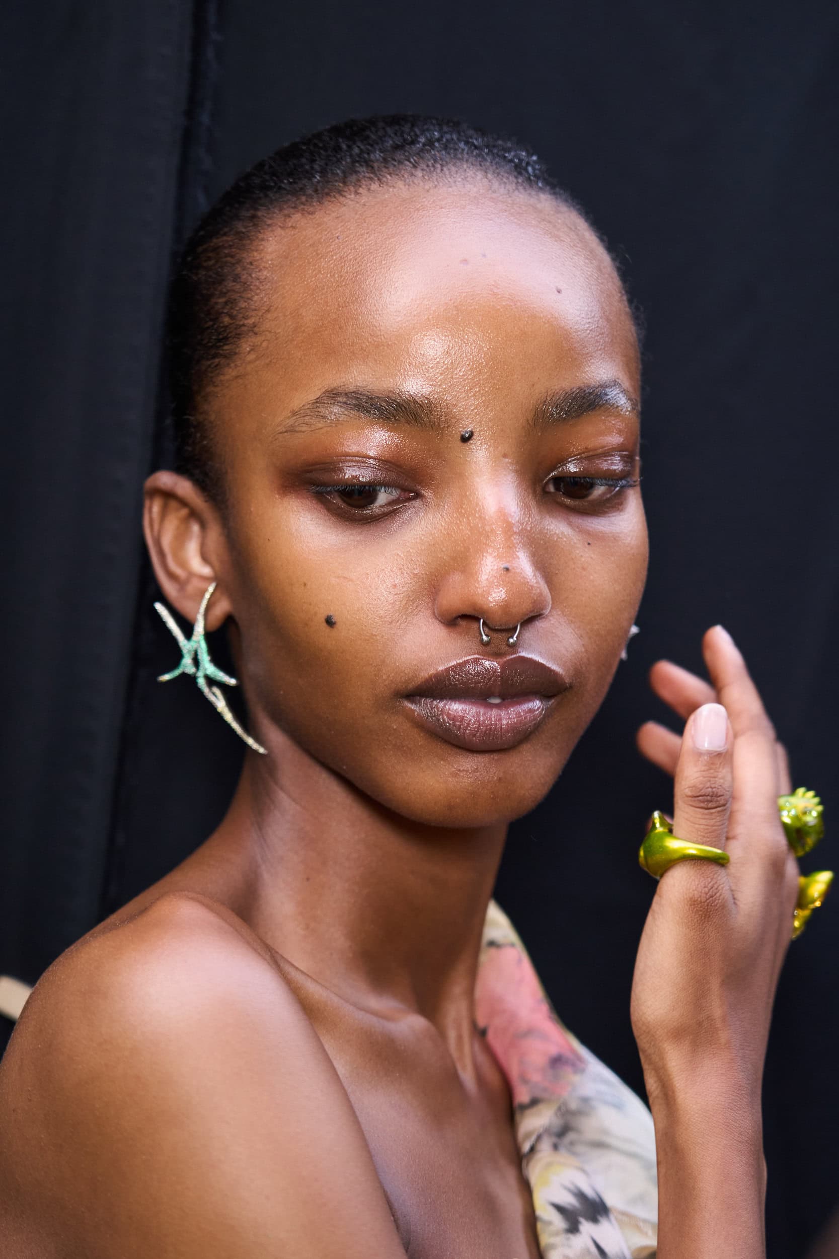 Collina Strada Spring 2025 Fashion Show Backstage