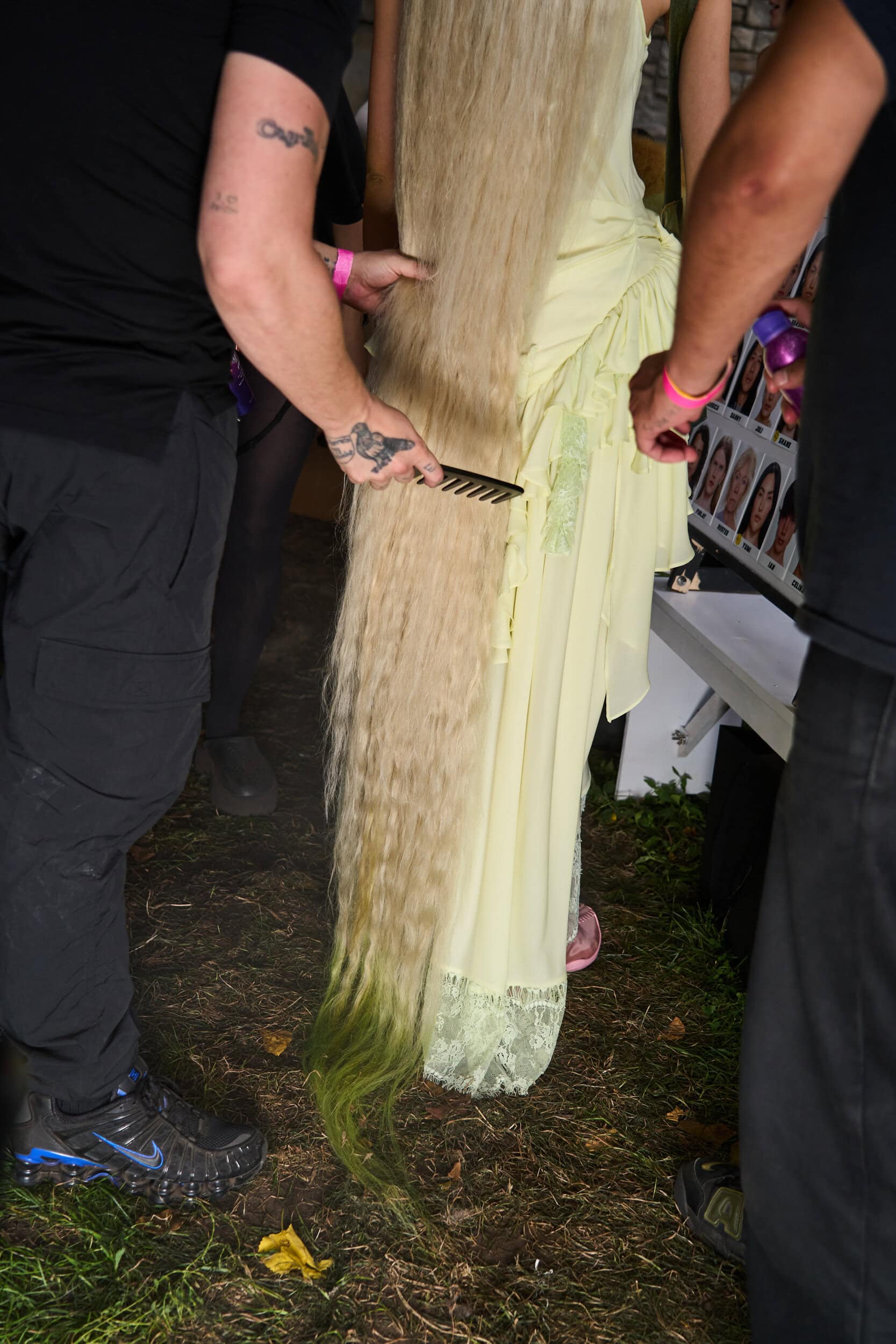 Collina Strada Spring 2025 Fashion Show Backstage