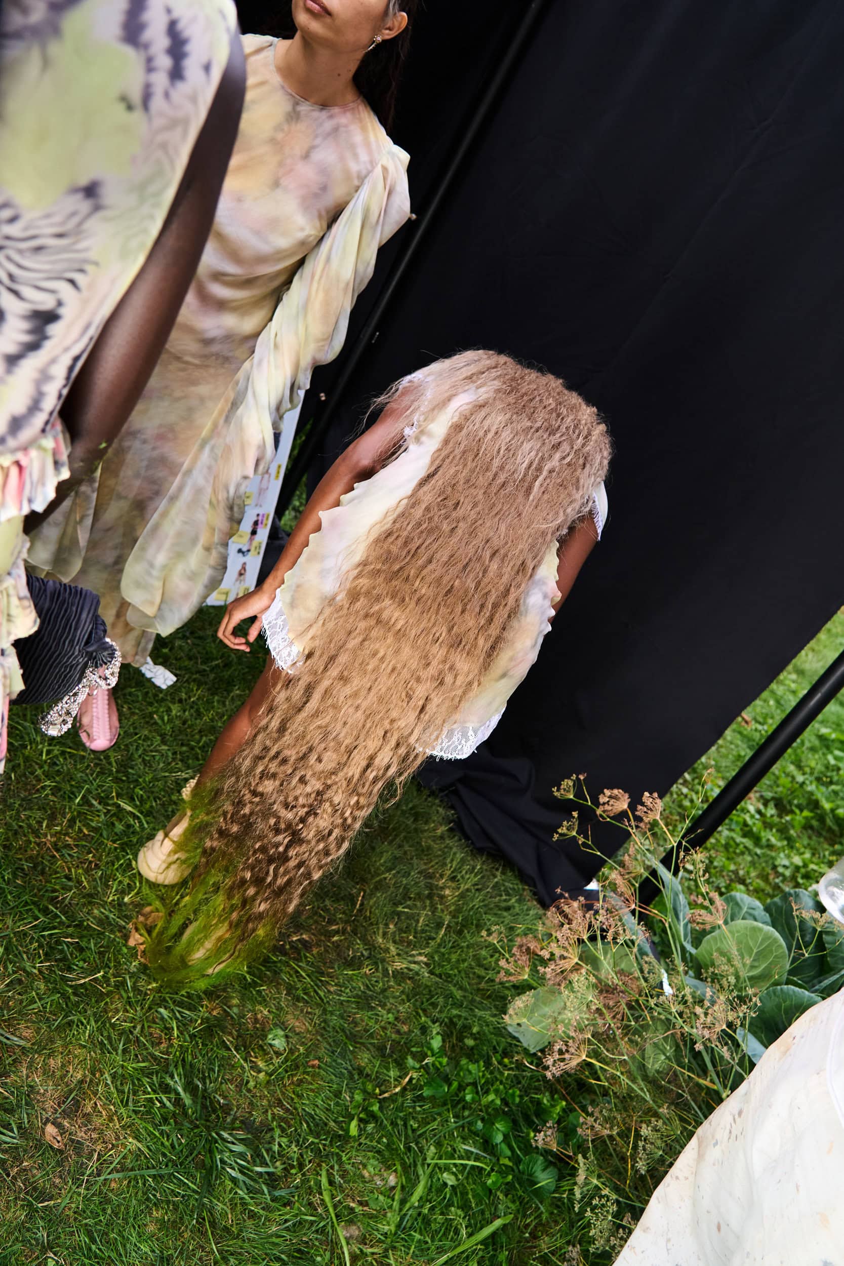 Collina Strada Spring 2025 Fashion Show Backstage