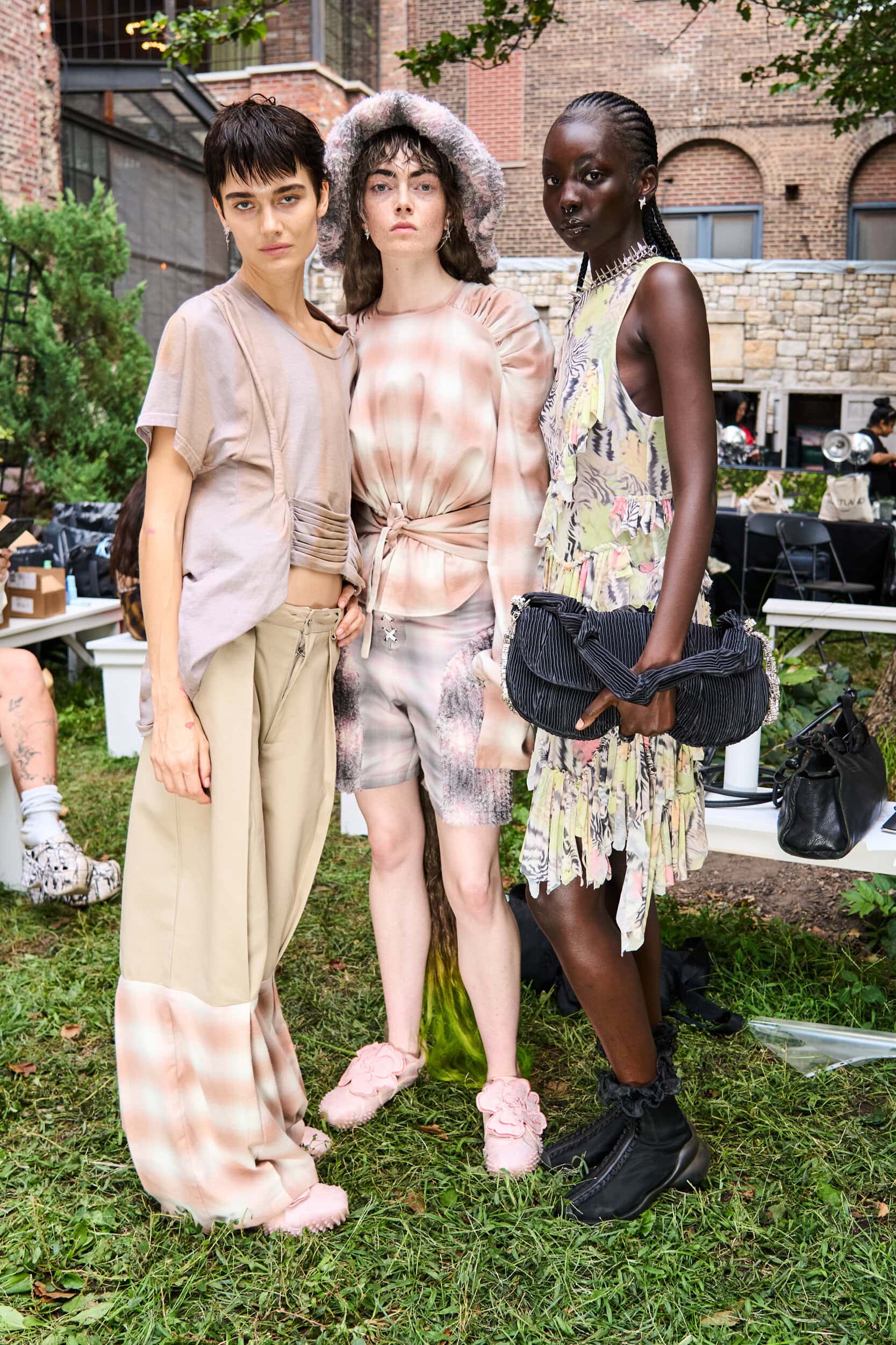 Collina Strada Spring 2025 Fashion Show Backstage