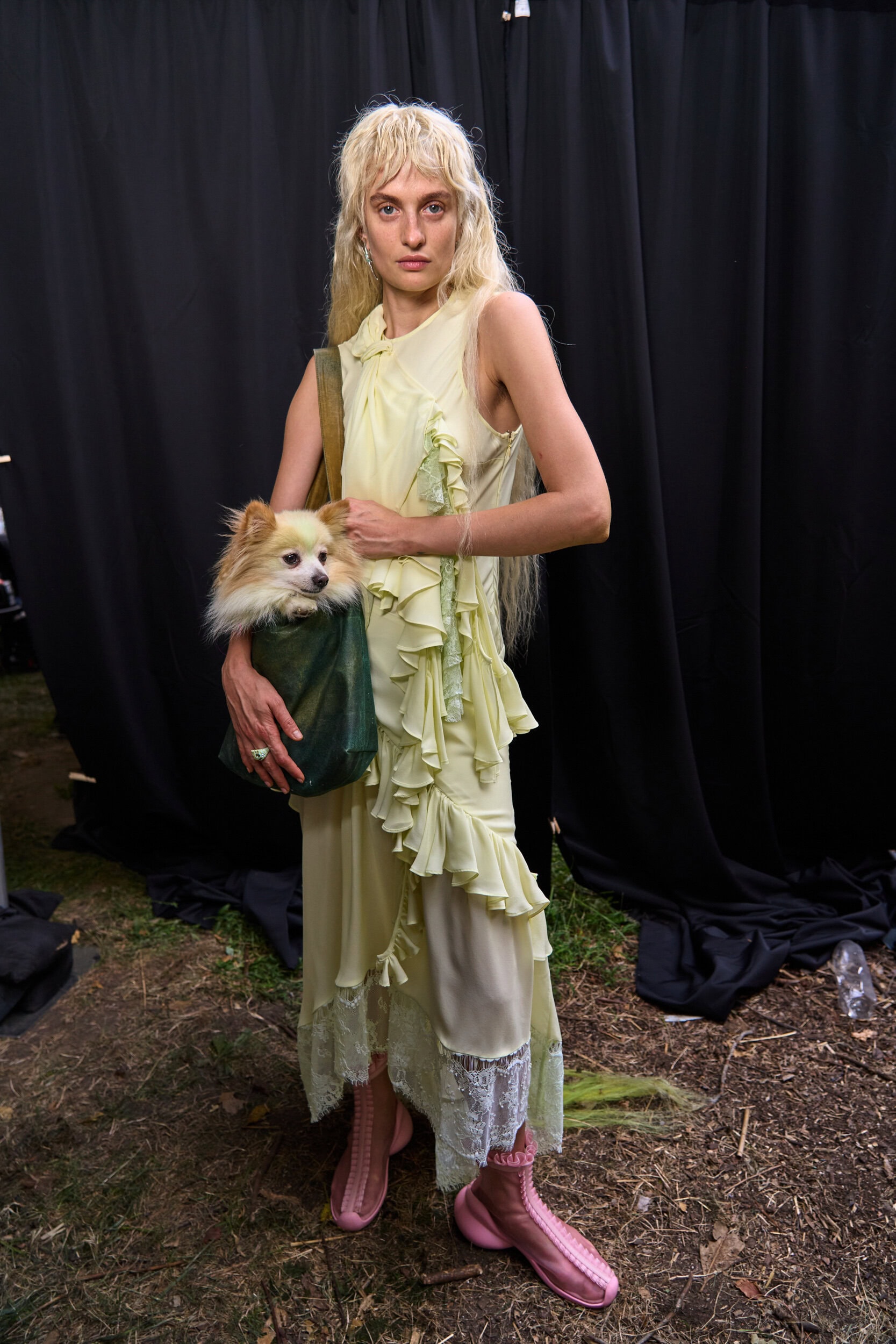 Collina Strada Spring 2025 Fashion Show Backstage