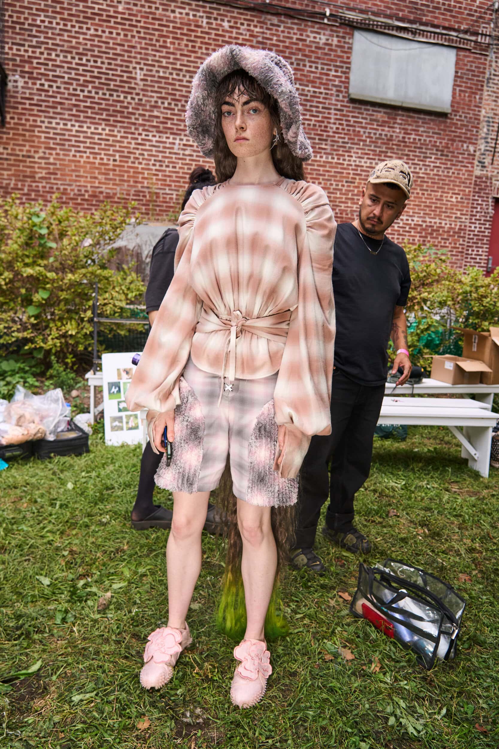 Collina Strada Spring 2025 Fashion Show Backstage