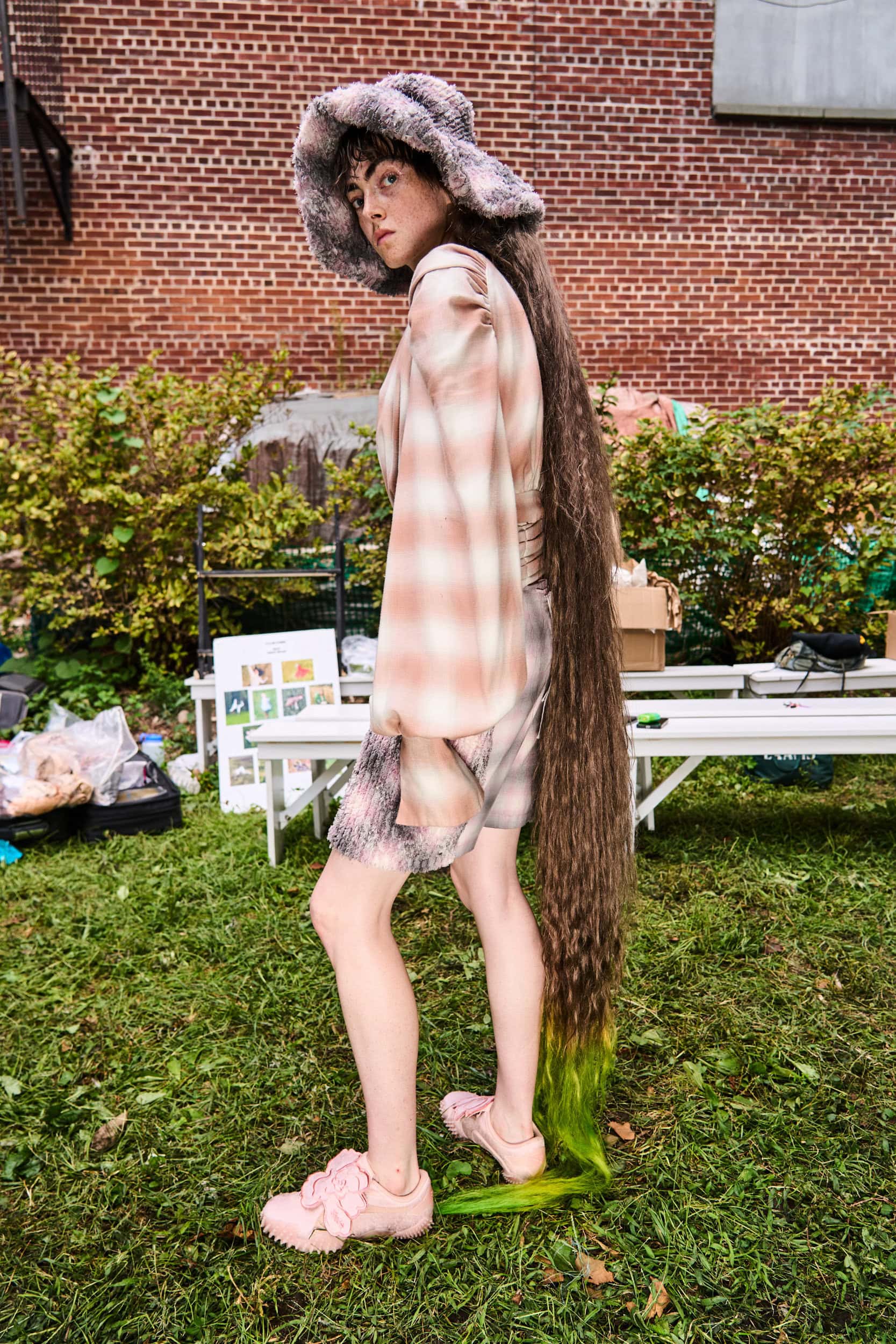Collina Strada Spring 2025 Fashion Show Backstage