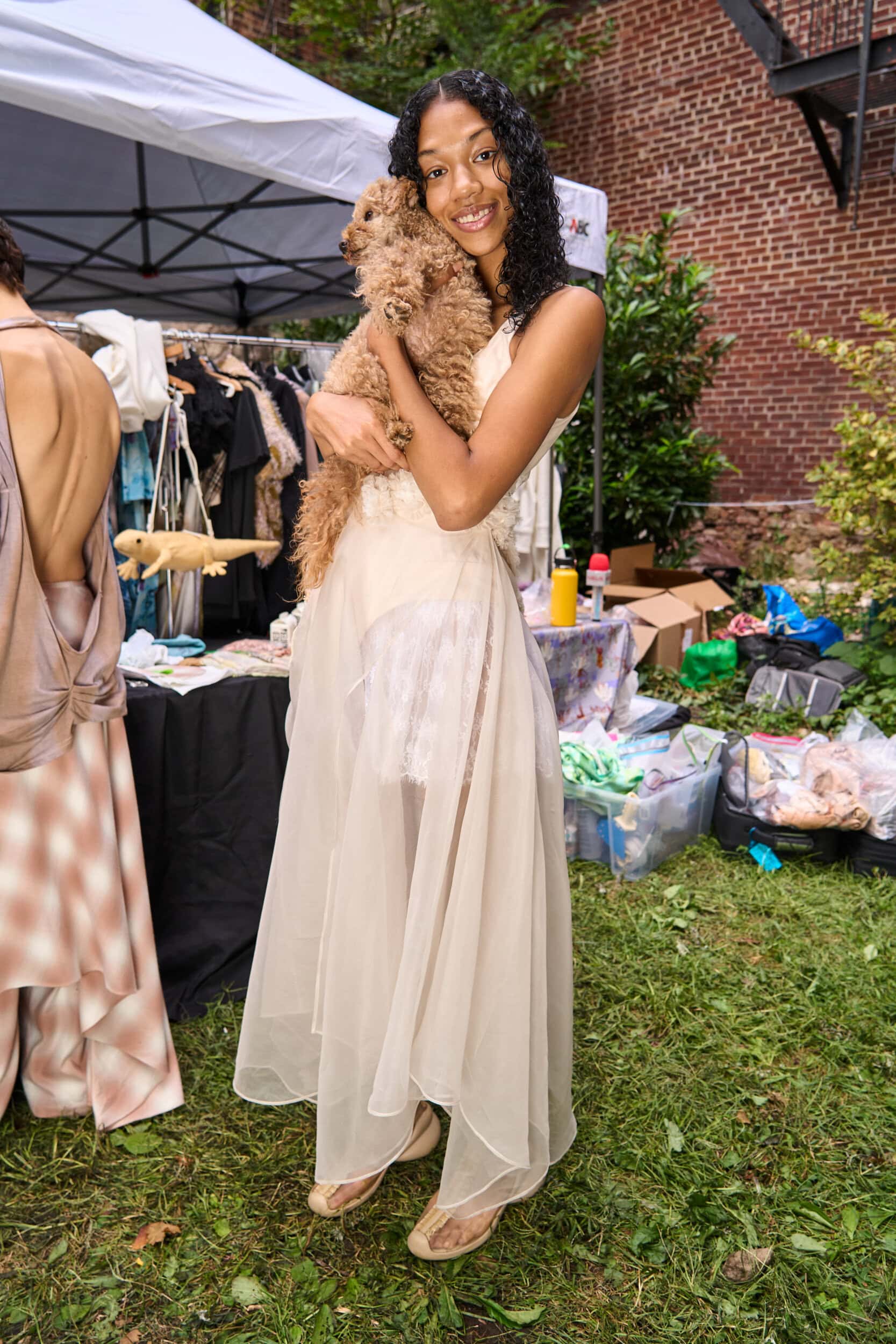 Collina Strada Spring 2025 Fashion Show Backstage