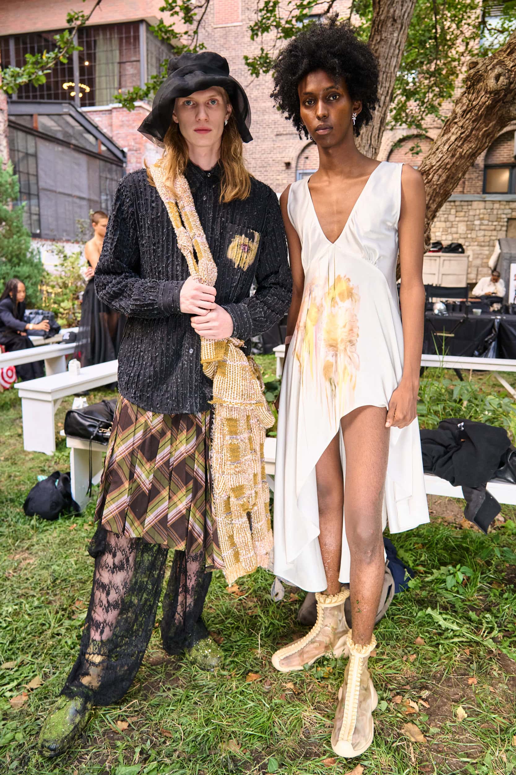 Collina Strada Spring 2025 Fashion Show Backstage
