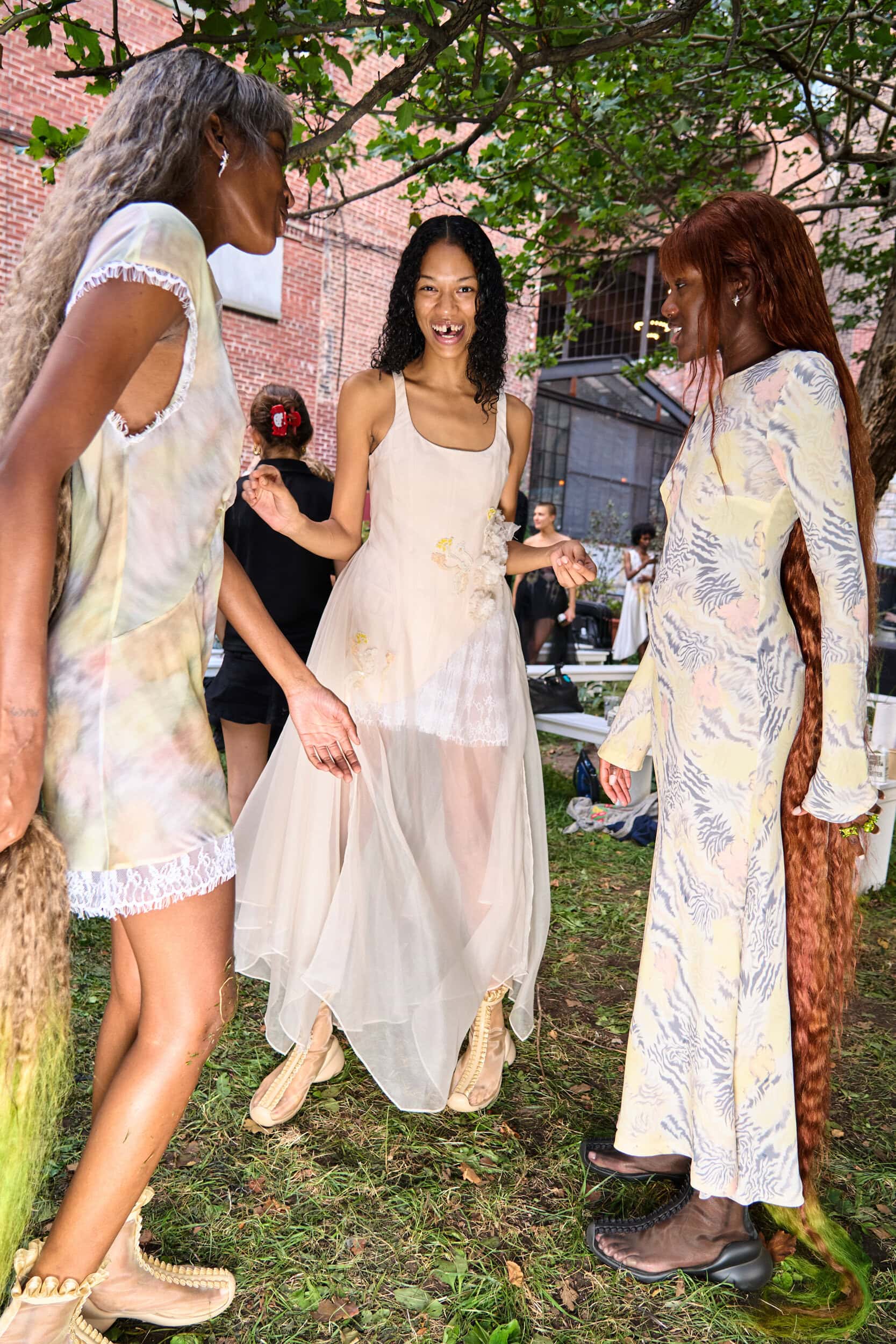 Collina Strada Spring 2025 Fashion Show Backstage
