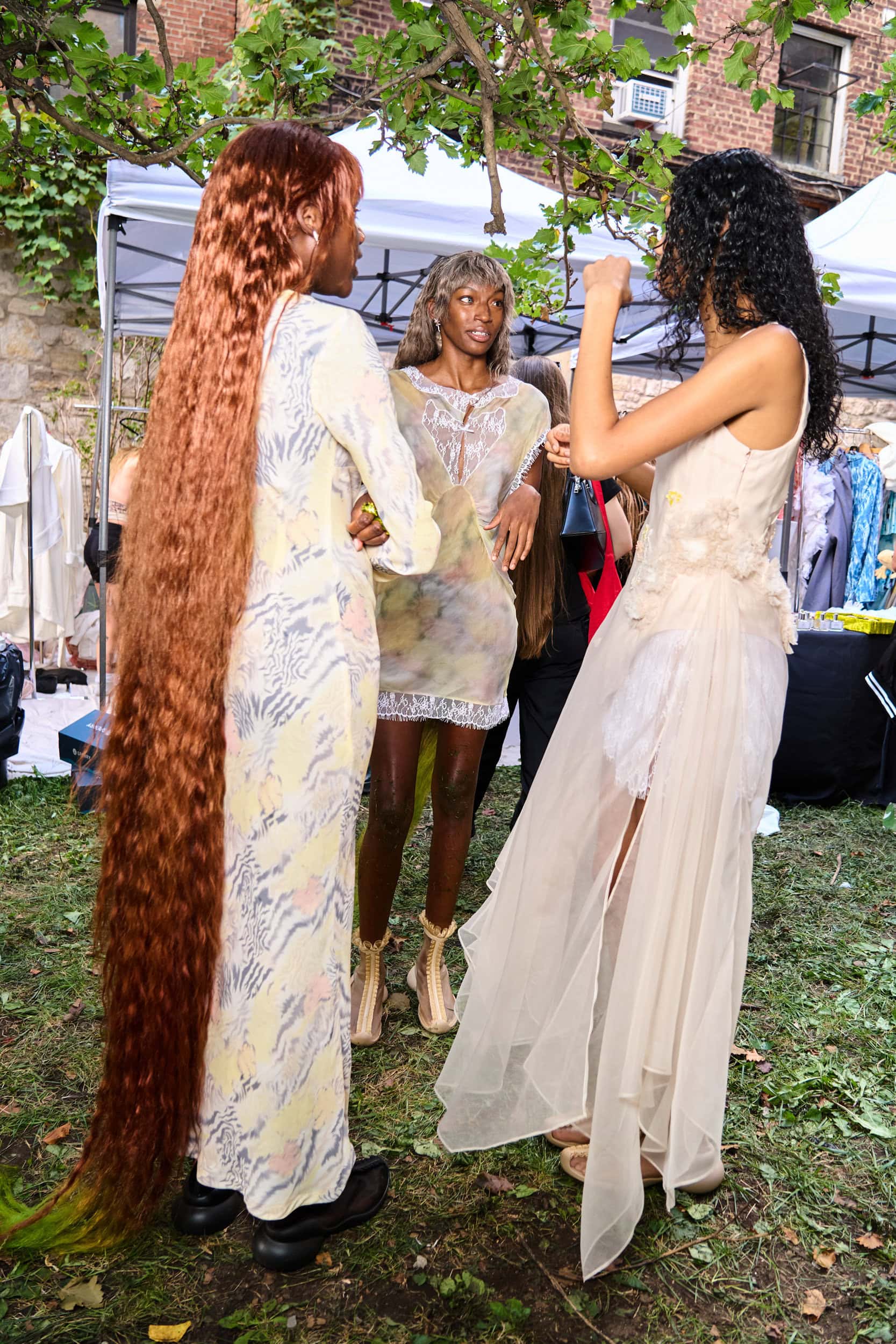 Collina Strada Spring 2025 Fashion Show Backstage