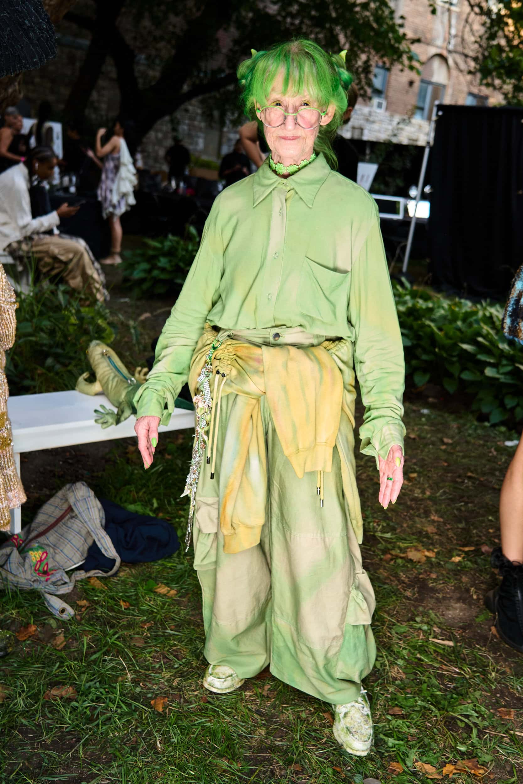 Collina Strada Spring 2025 Fashion Show Backstage