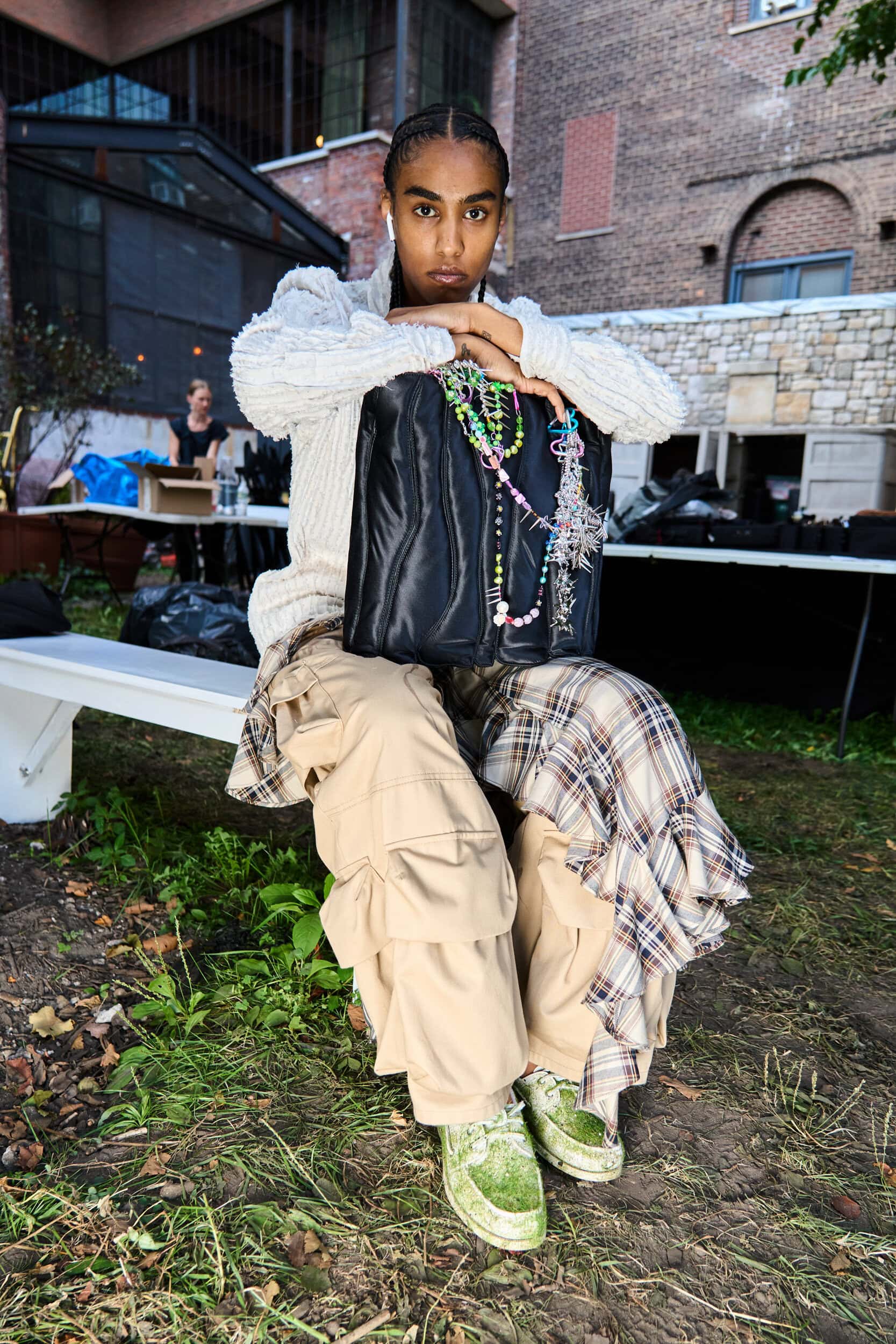 Collina Strada Spring 2025 Fashion Show Backstage