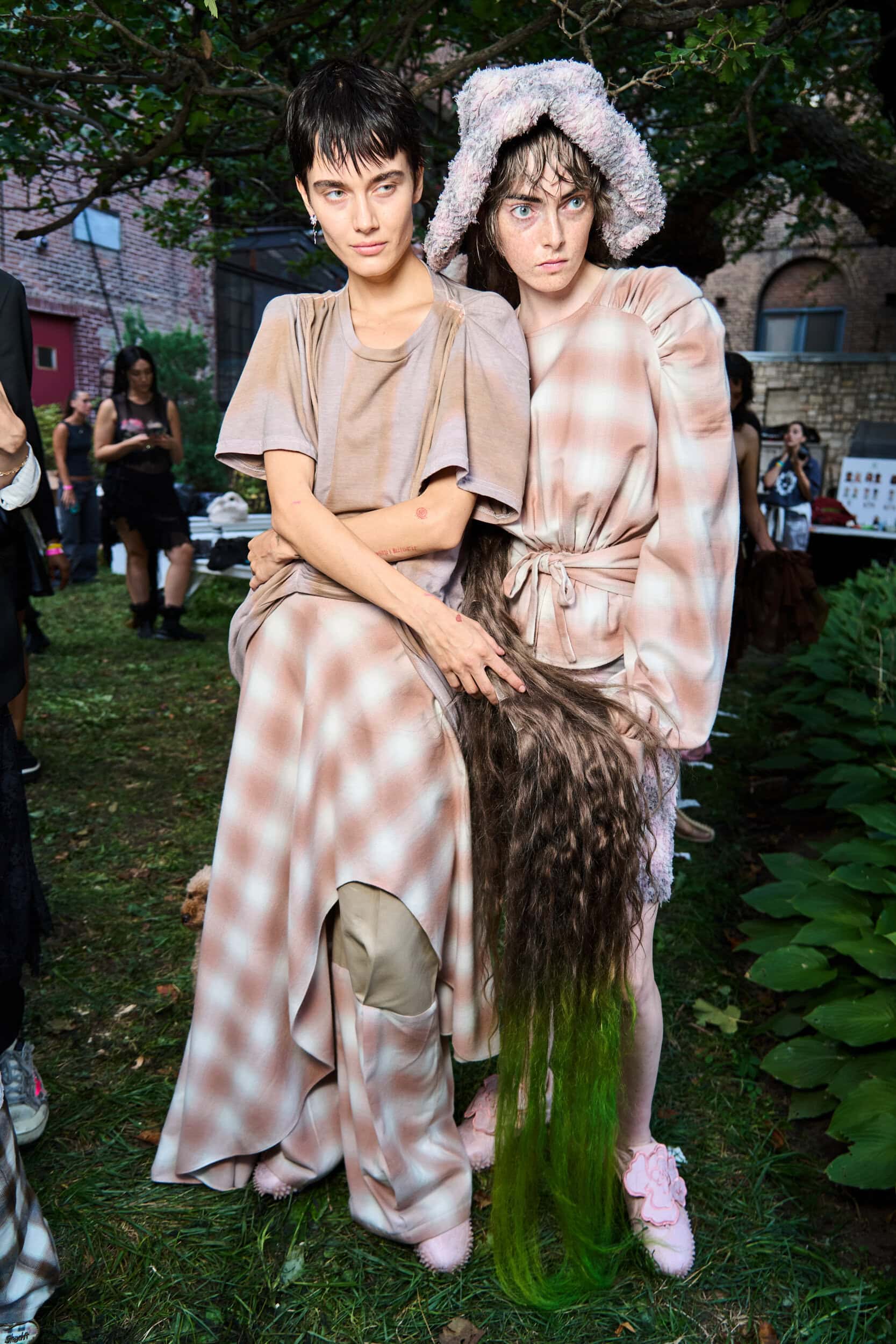 Collina Strada Spring 2025 Fashion Show Backstage