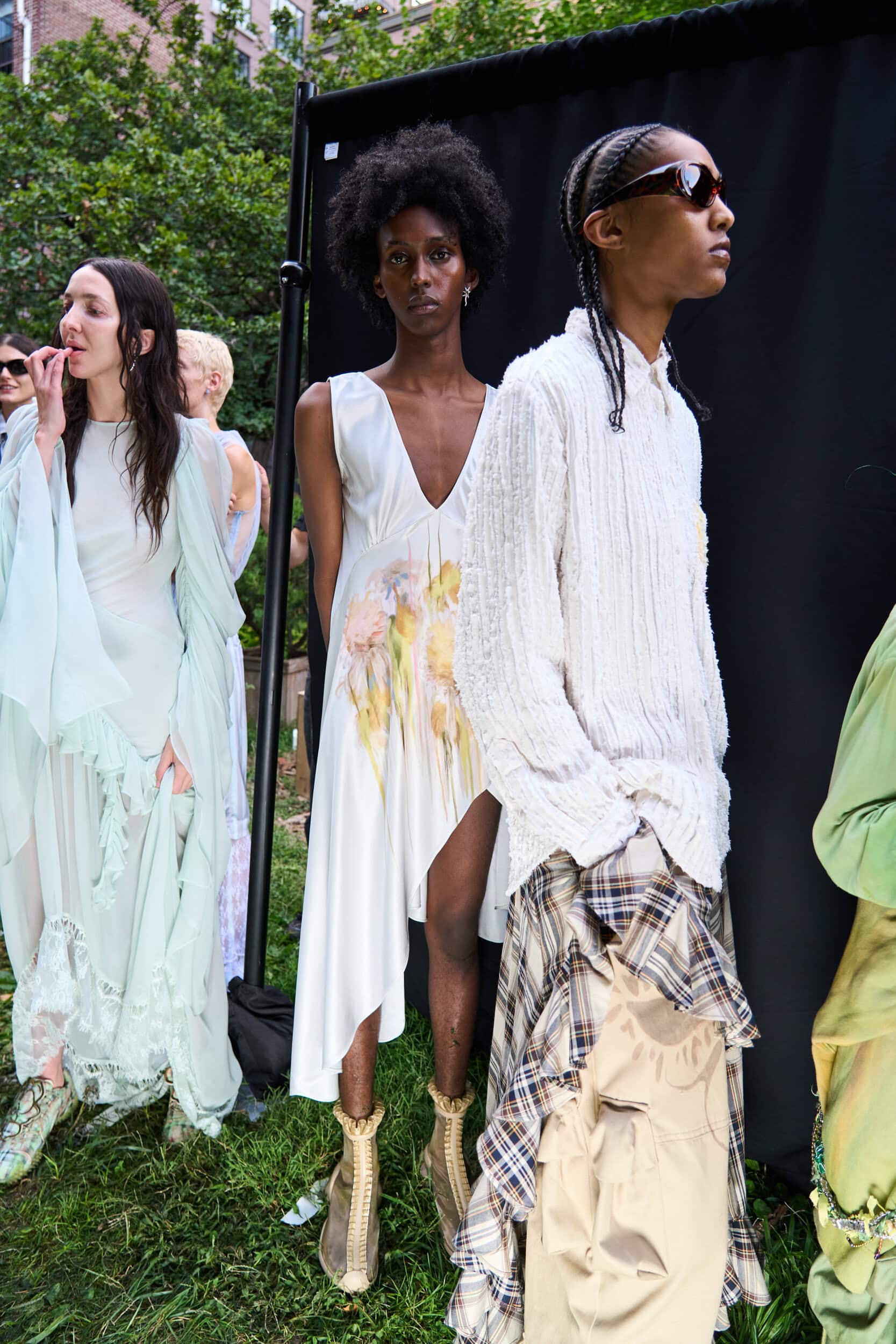 Collina Strada Spring 2025 Fashion Show Backstage