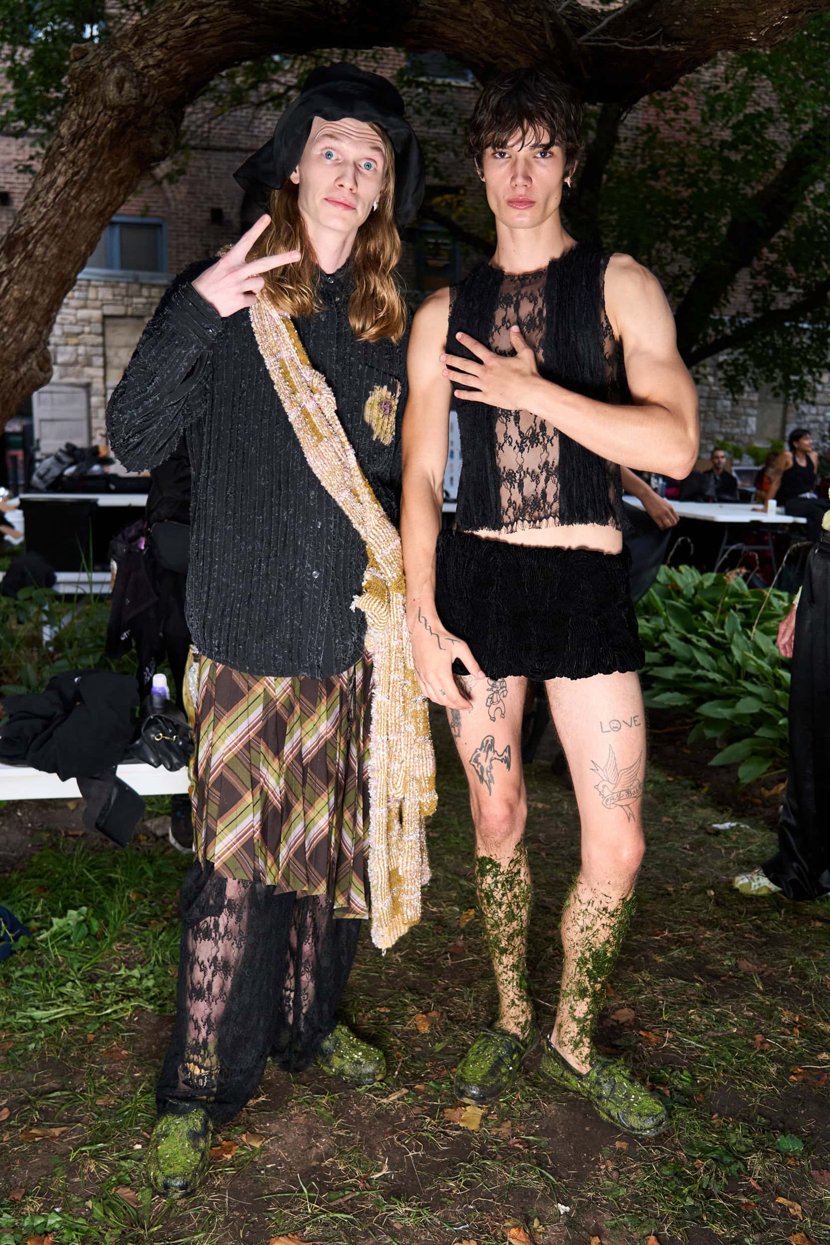 Collina Strada Spring 2025 Fashion Show Backstage