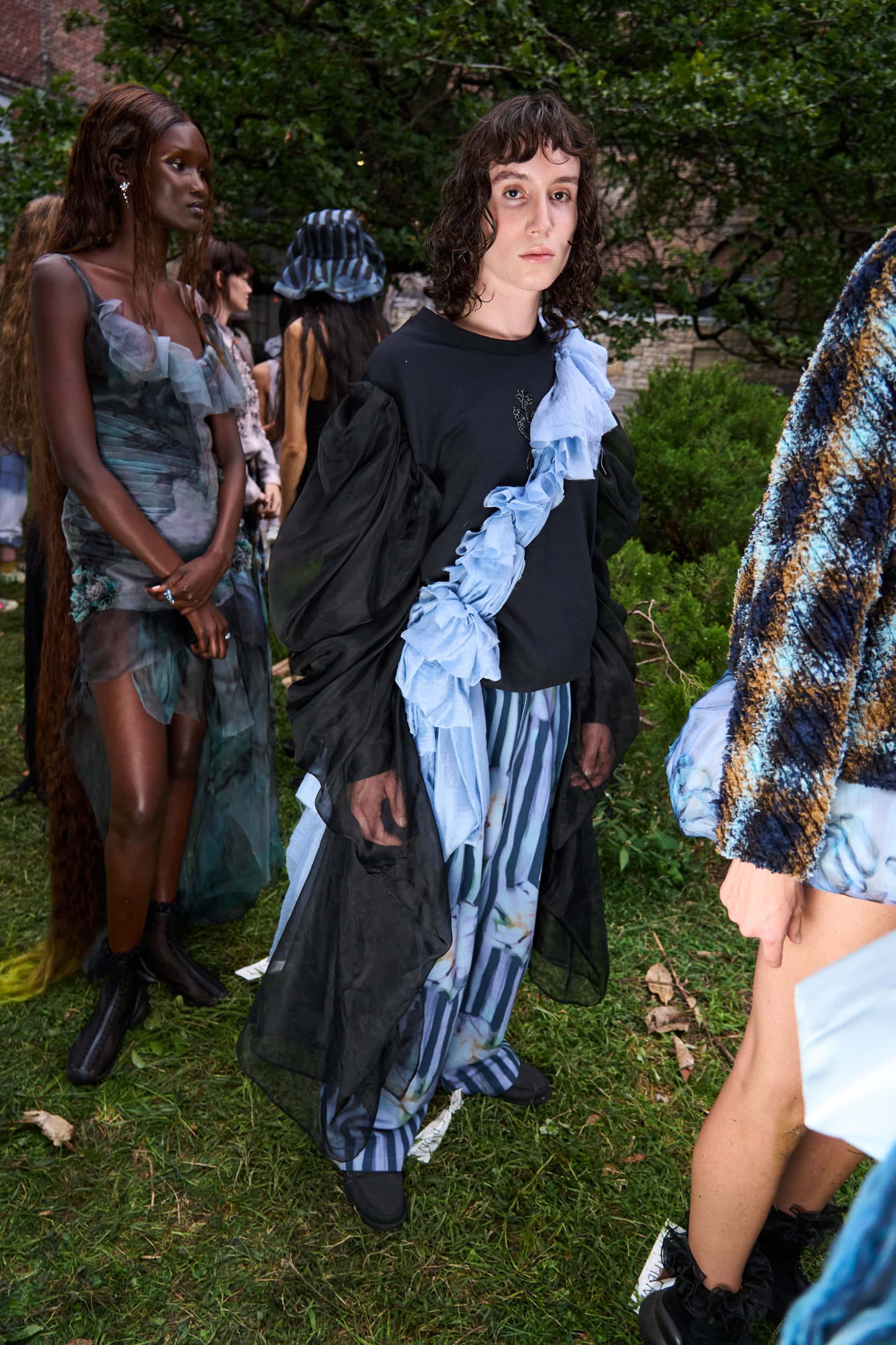 Collina Strada Spring 2025 Fashion Show Backstage