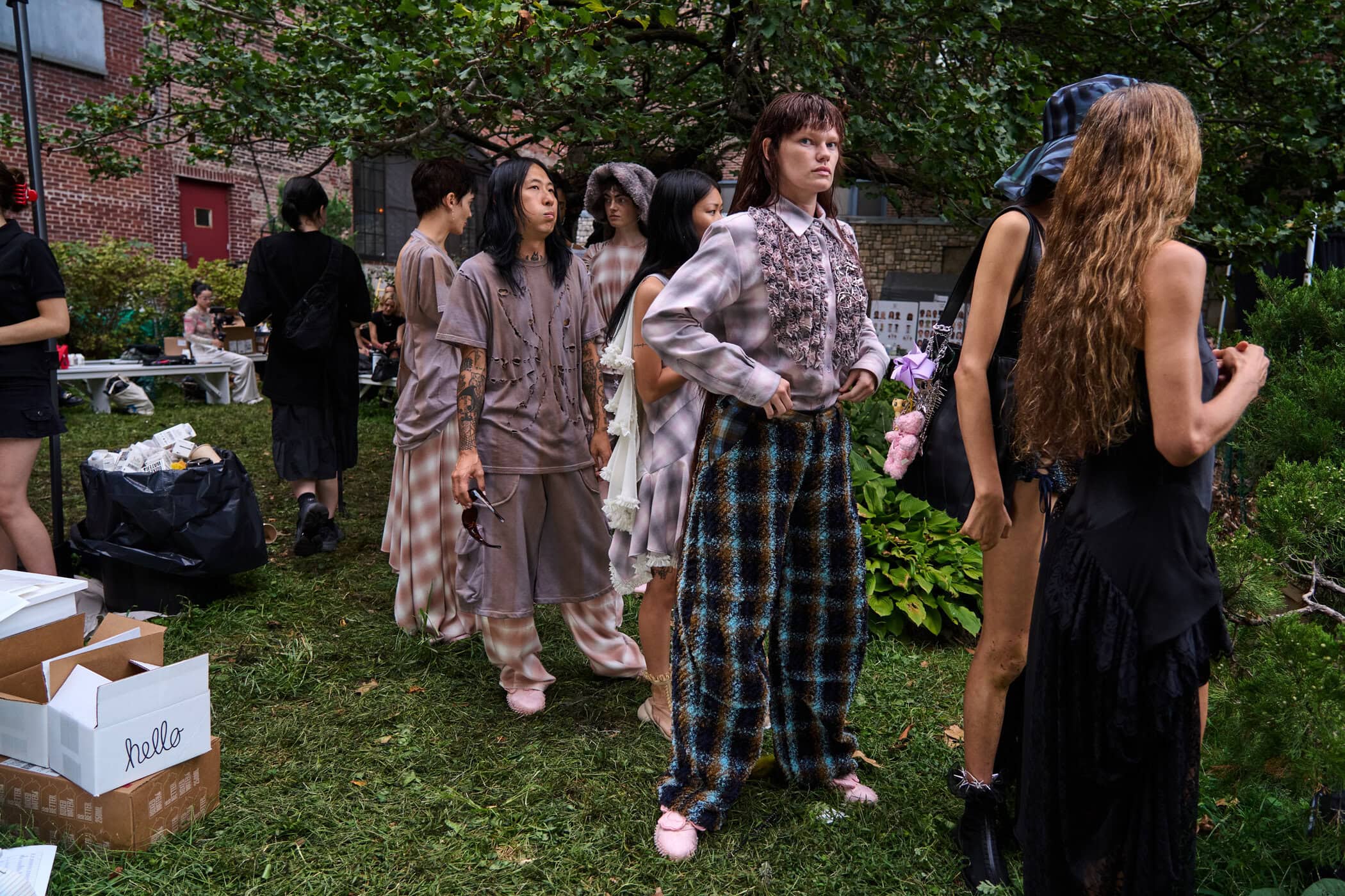 Collina Strada Spring 2025 Fashion Show Backstage