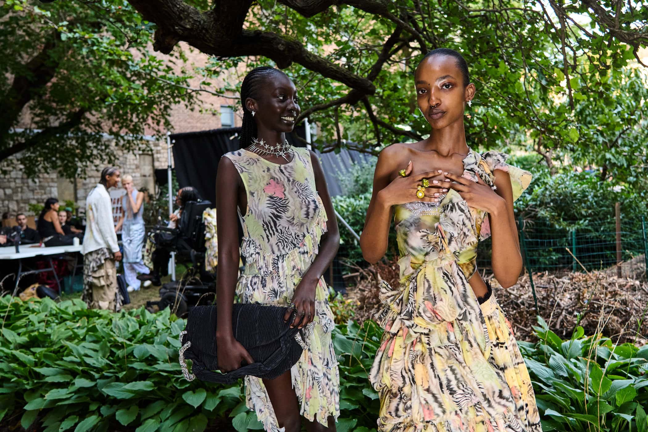 Collina Strada Spring 2025 Fashion Show Backstage