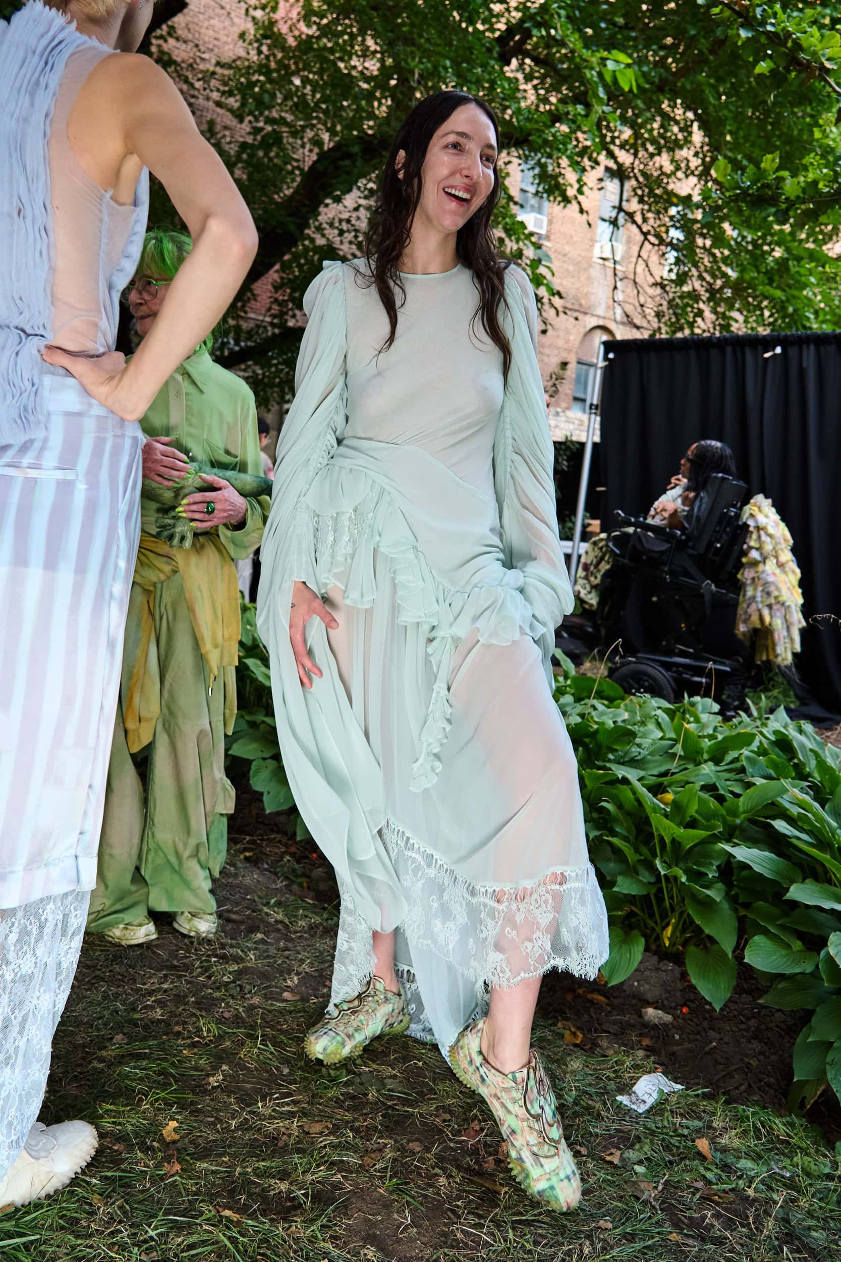 Collina Strada Spring 2025 Fashion Show Backstage