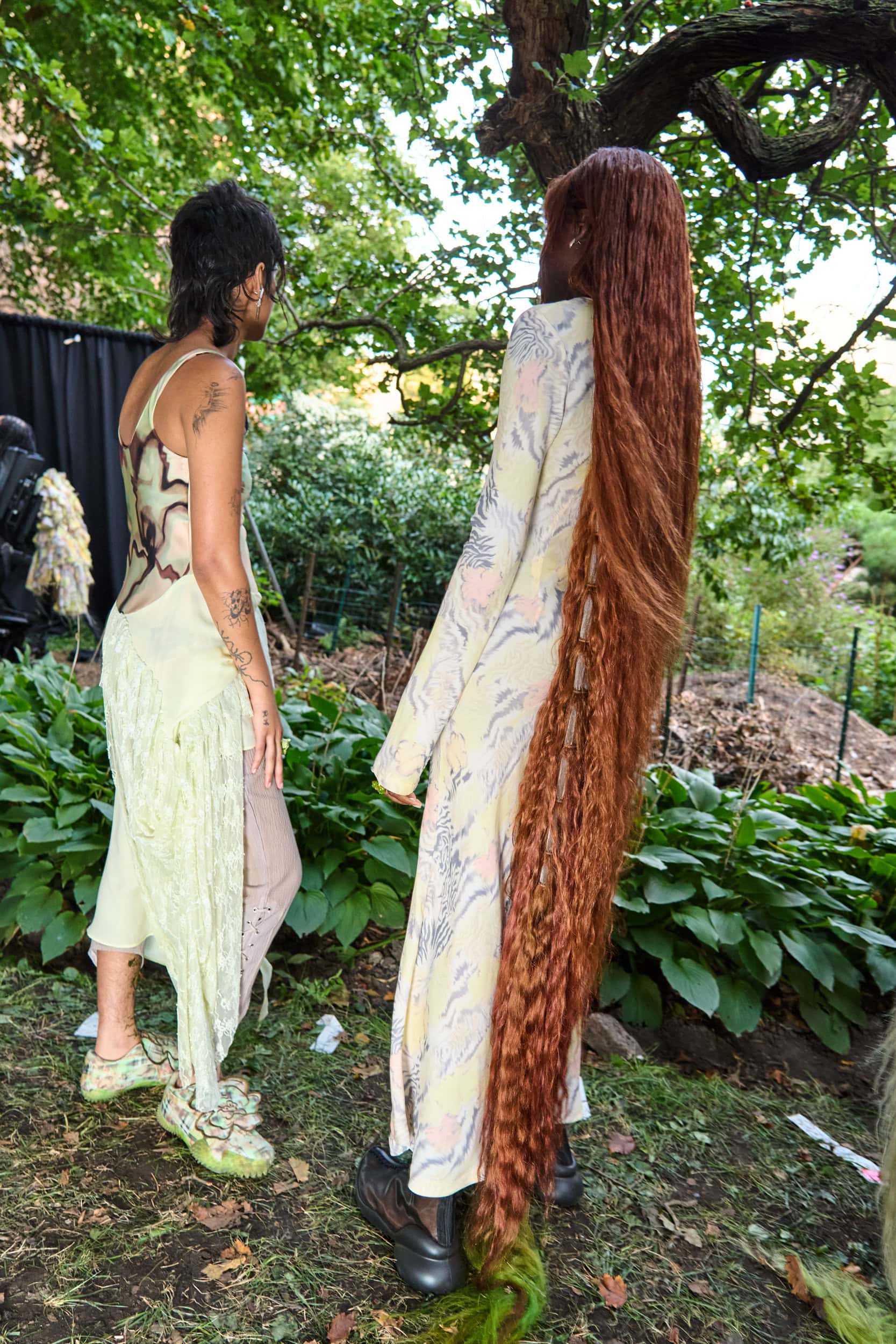 Collina Strada Spring 2025 Fashion Show Backstage