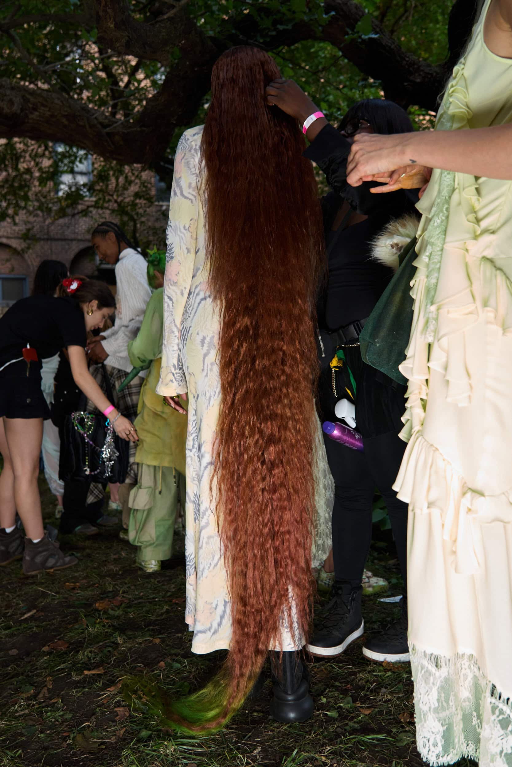 Collina Strada Spring 2025 Fashion Show Backstage