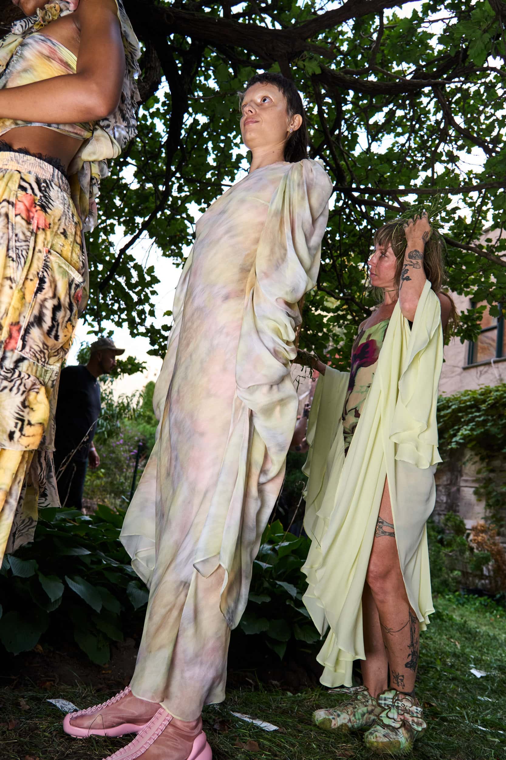 Collina Strada Spring 2025 Fashion Show Backstage