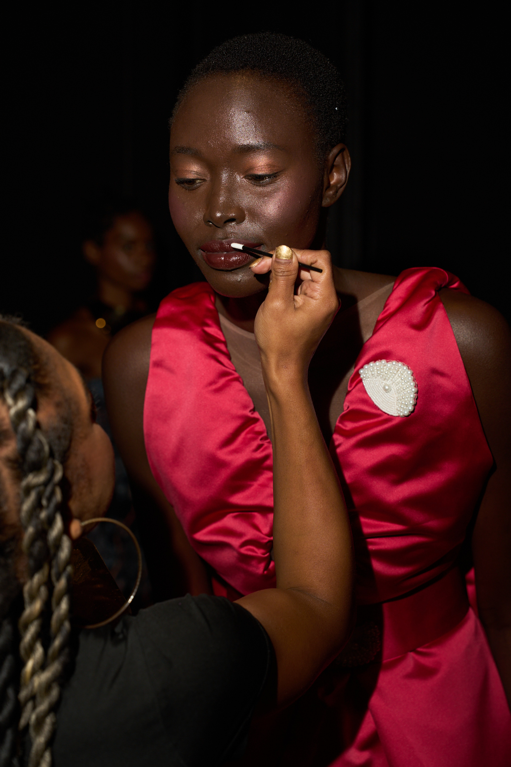 Chuks Collins Spring 2025 Fashion Show Backstage