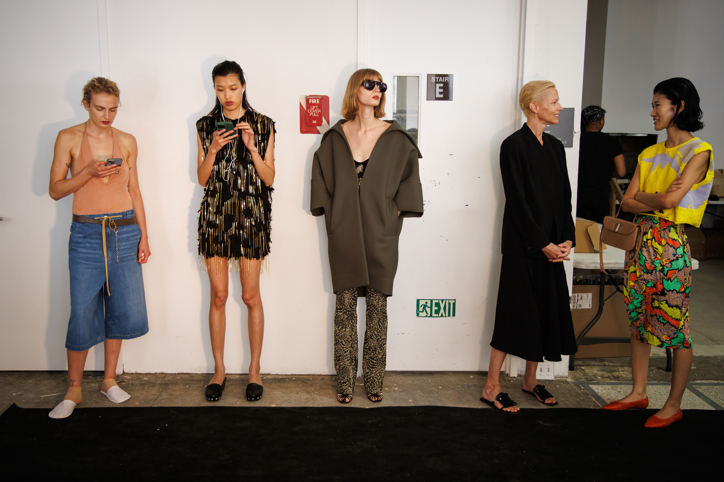 Rachel Comey Spring 2025 Fashion Show Backstage