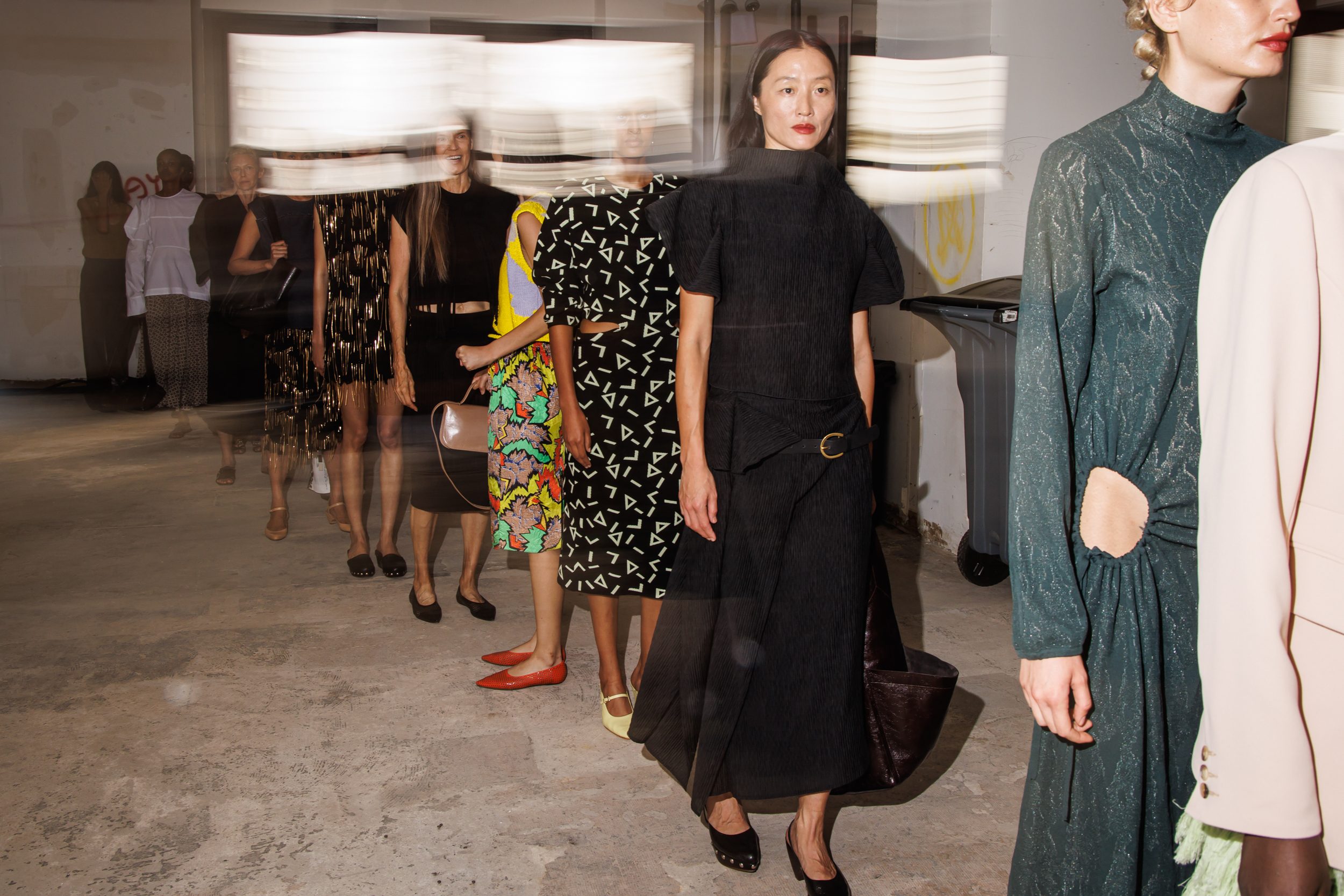 Rachel Comey Spring 2025 Fashion Show Backstage