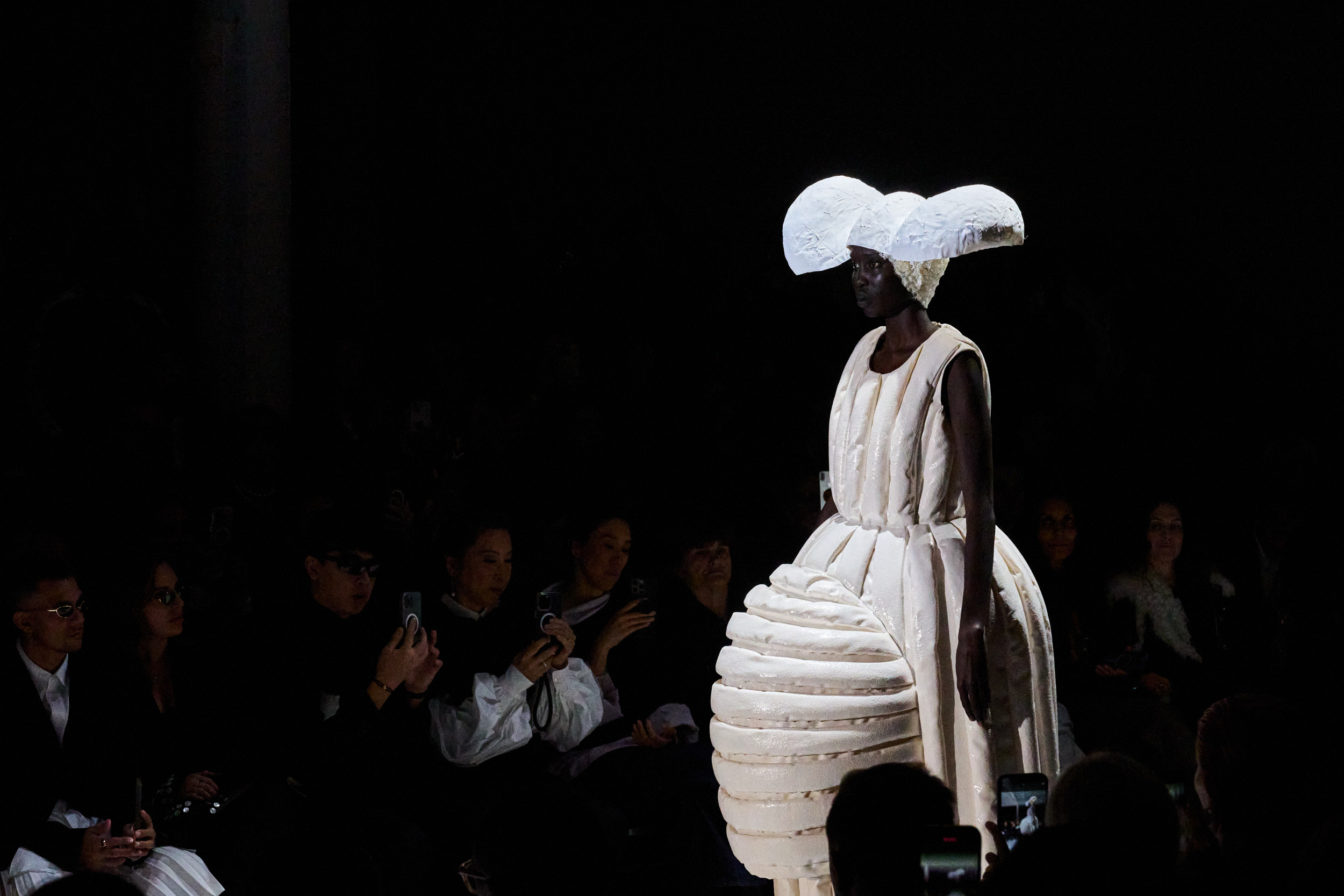 Comme Des Garcons Spring 2025 Fashion Show Atmosphere