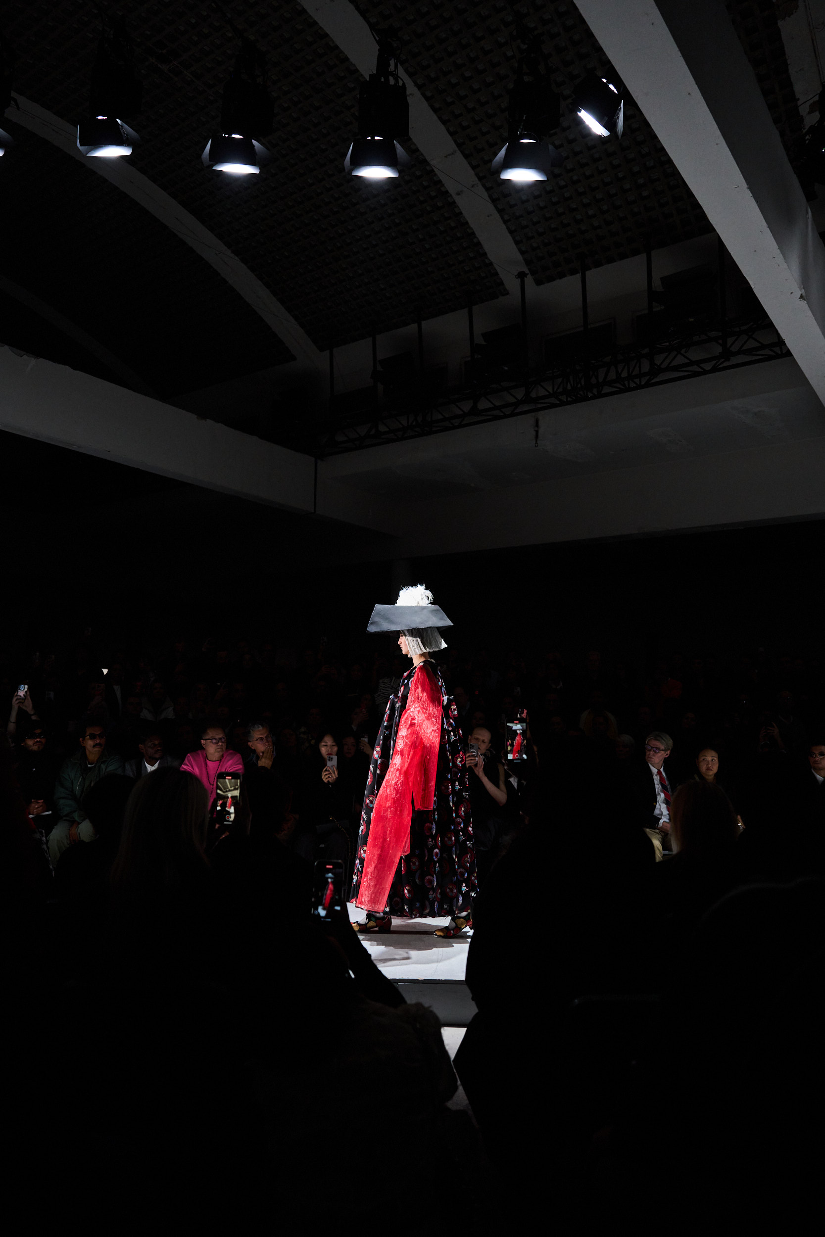 Comme Des Garcons Spring 2025 Fashion Show Atmosphere