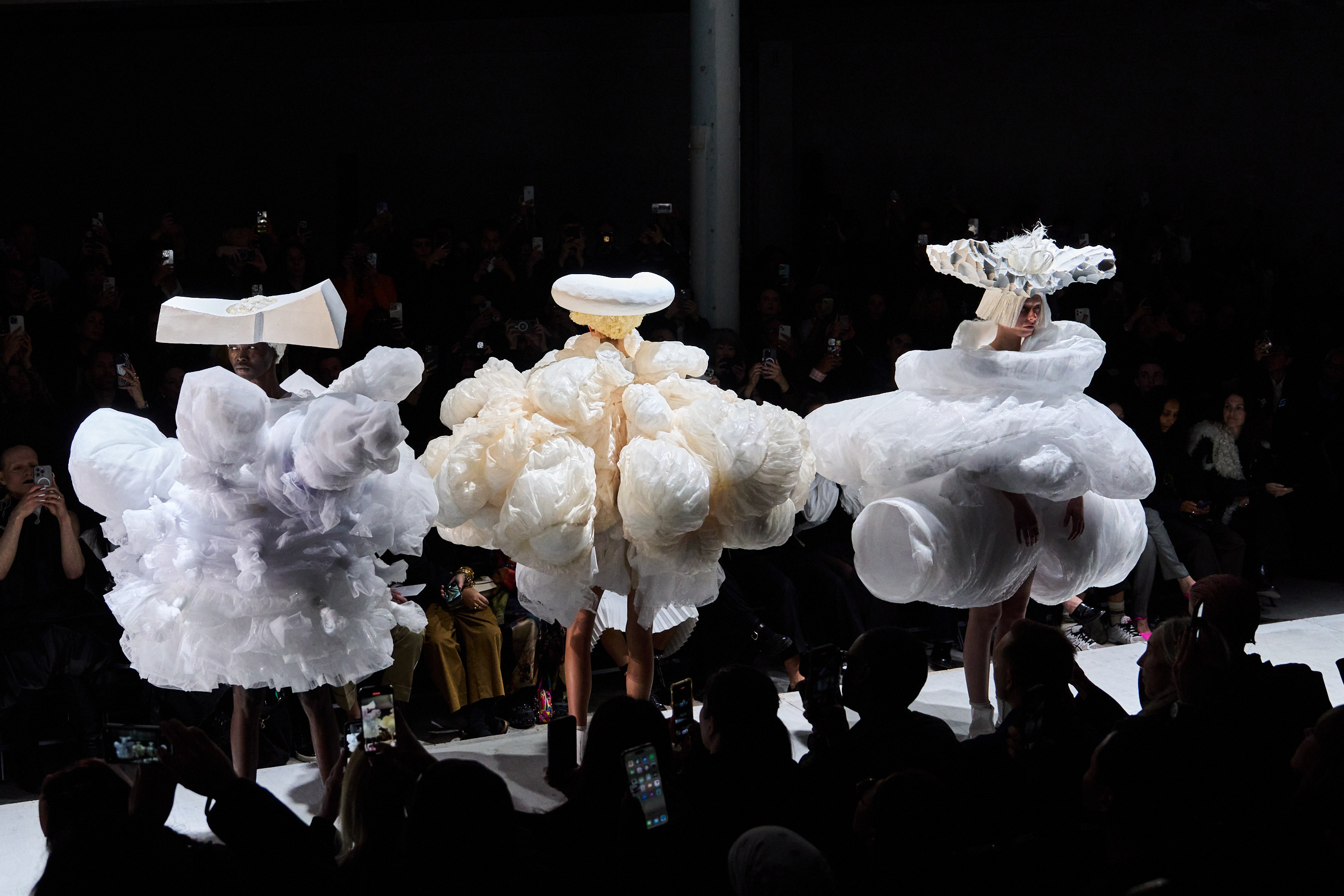 Comme Des Garcons Spring 2025 Fashion Show Atmosphere