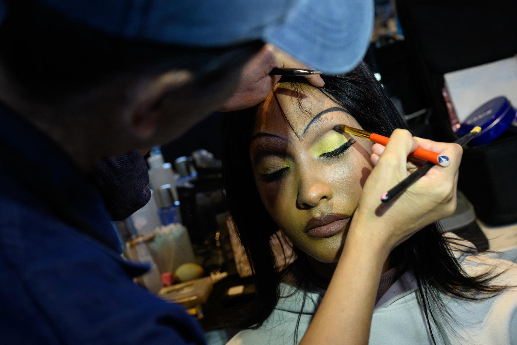 Christian Cowan Spring 2025 Fashion Show Backstage