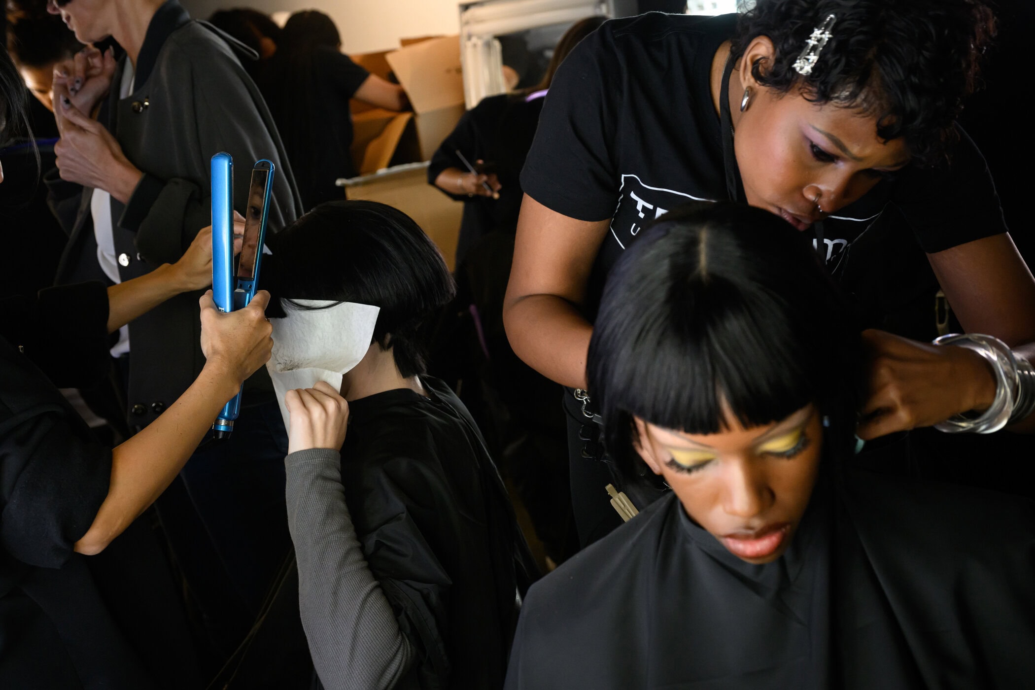 Christian Cowan Spring 2025 Fashion Show Backstage