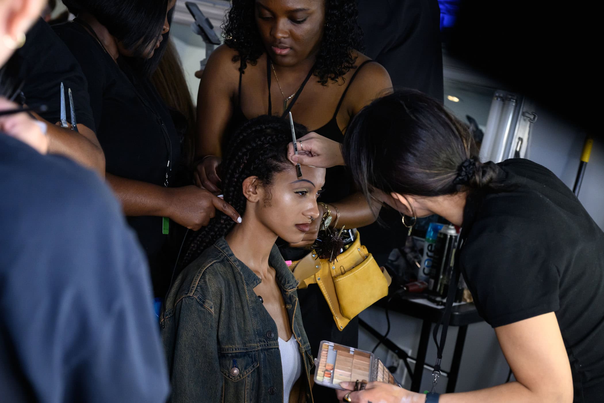 Christian Cowan Spring 2025 Fashion Show Backstage